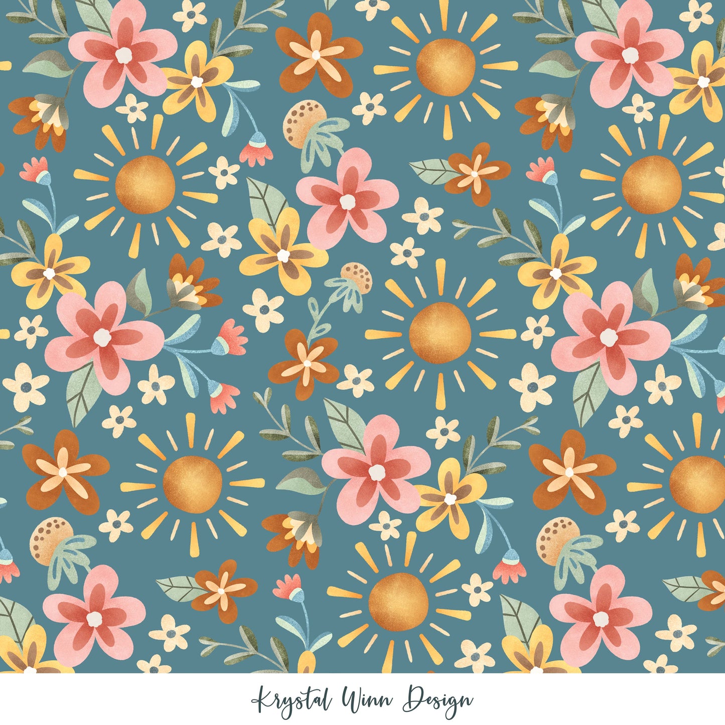 Mr Golden Sun Sunshine Floral KW1245