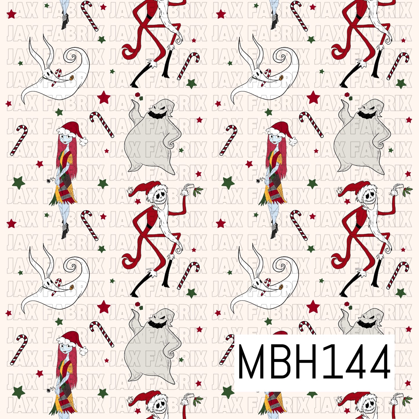 Candy Cane Nightmare Ivory MBH144