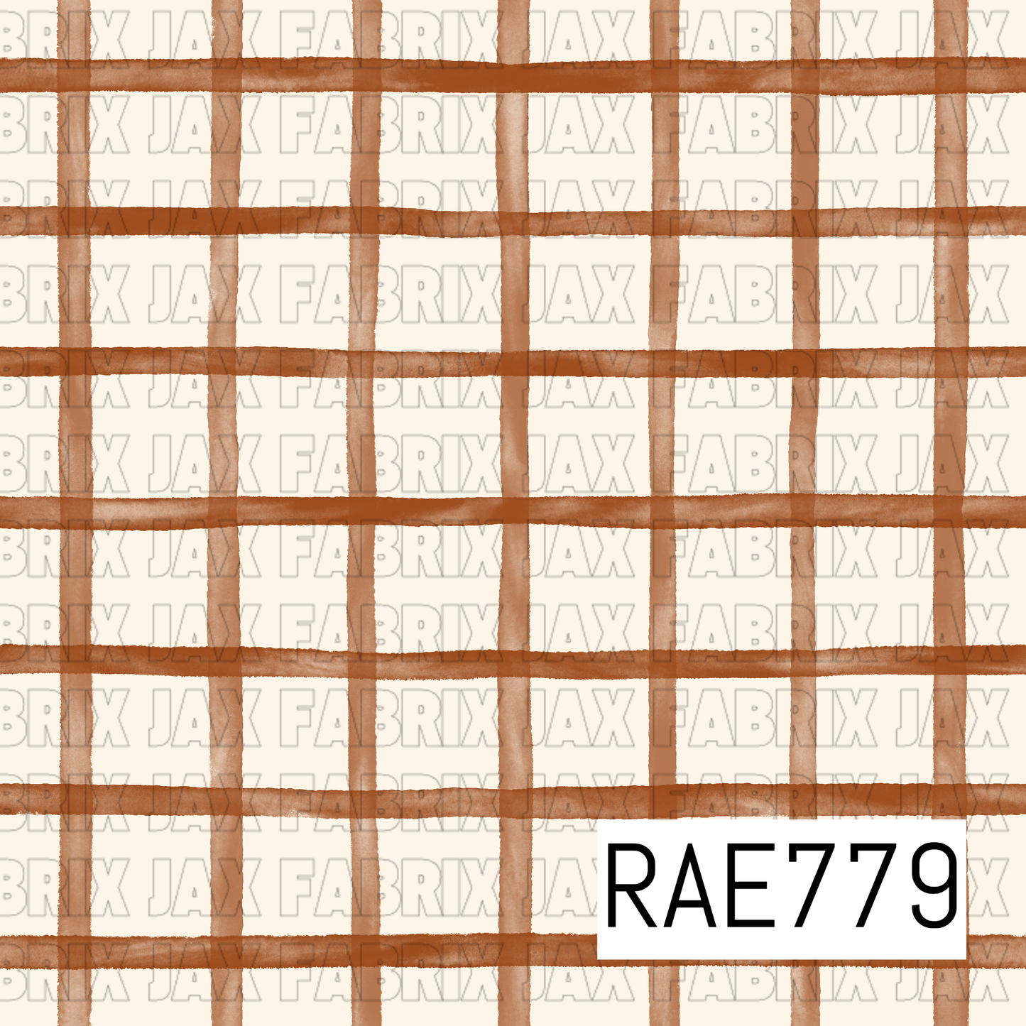 Neutral Watercolor Fox Plaid RAE779