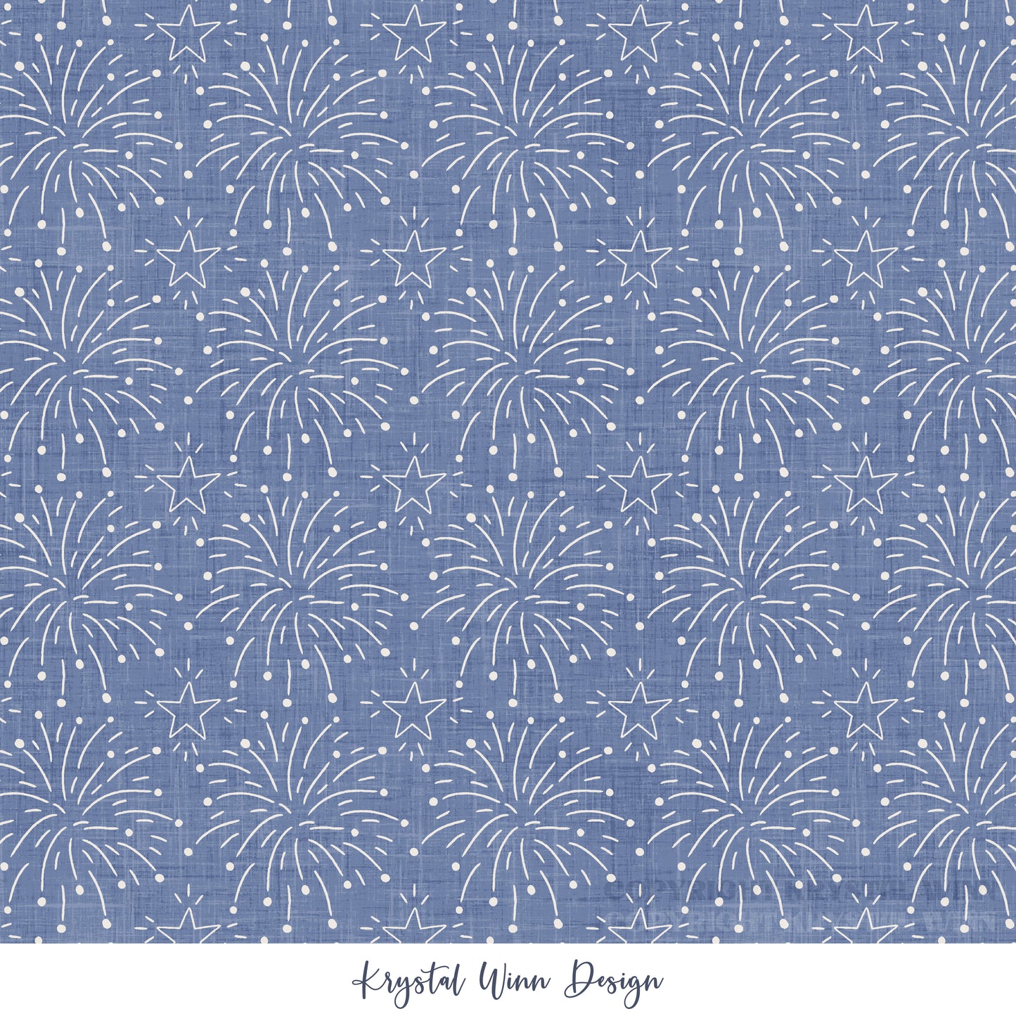 Yankee Doodle Fireworks Blue KW758