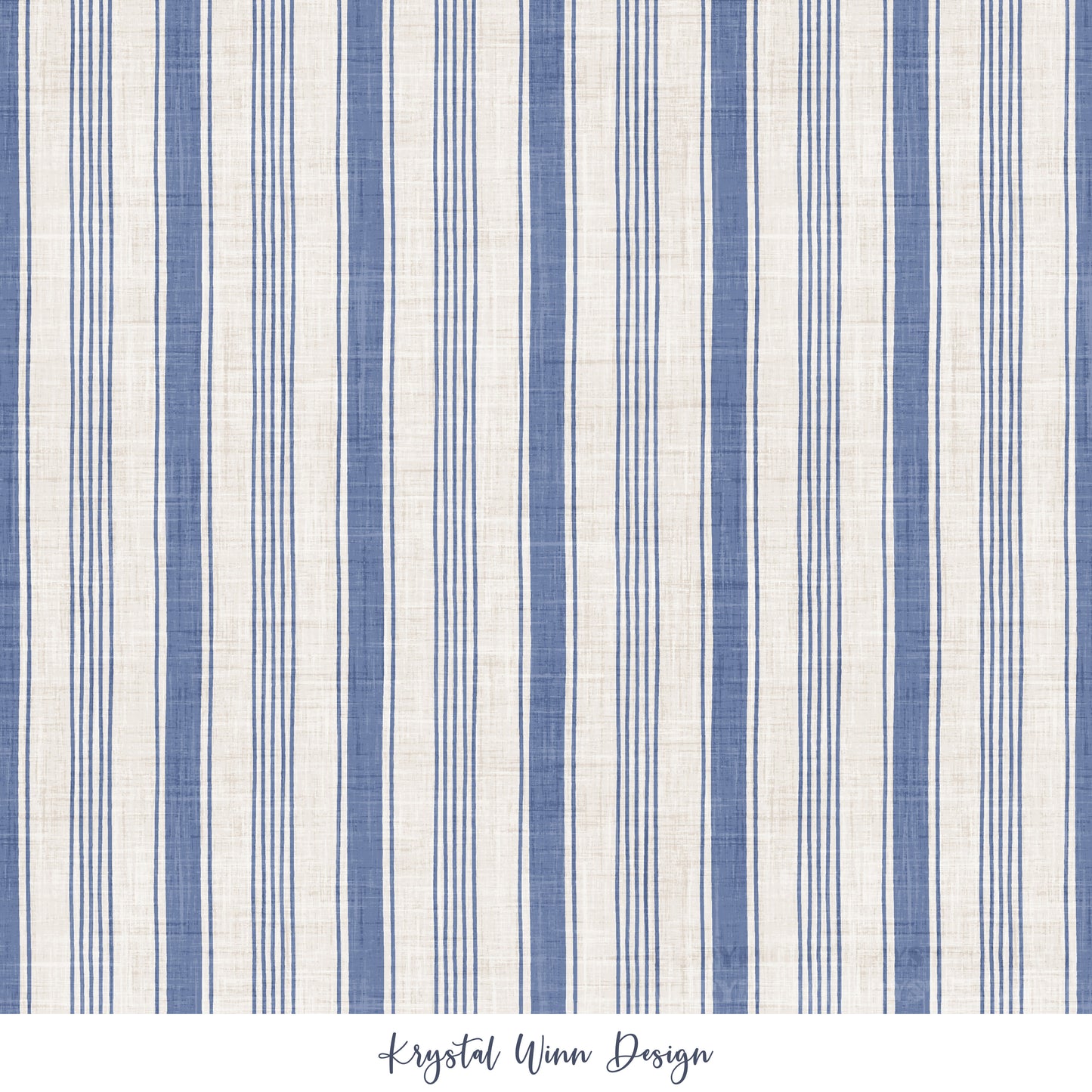 Yankee Doodle Stripes Blue KW746