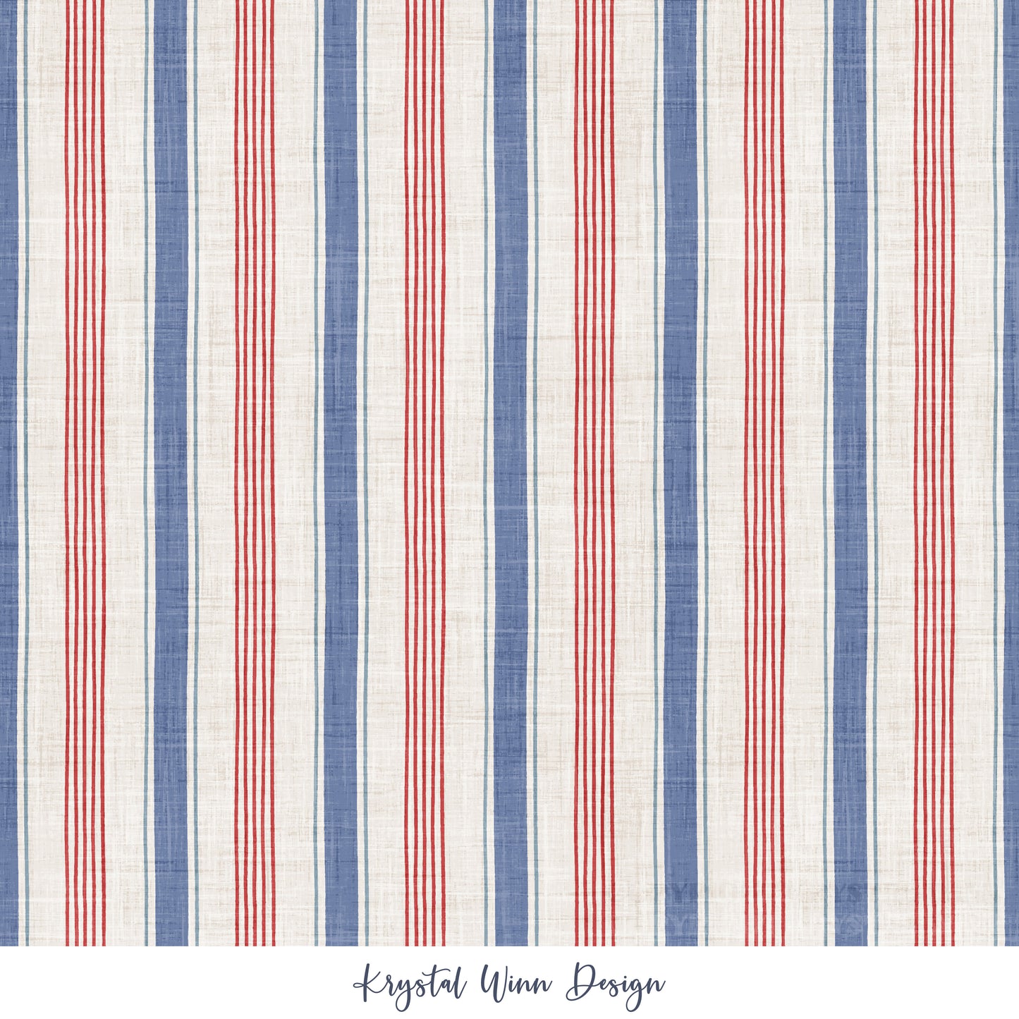 Yankee Doodle Stripes Multi KW745