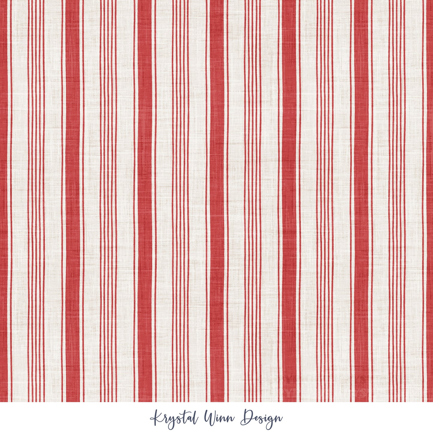 Yankee Doodle Stripes Red KW744
