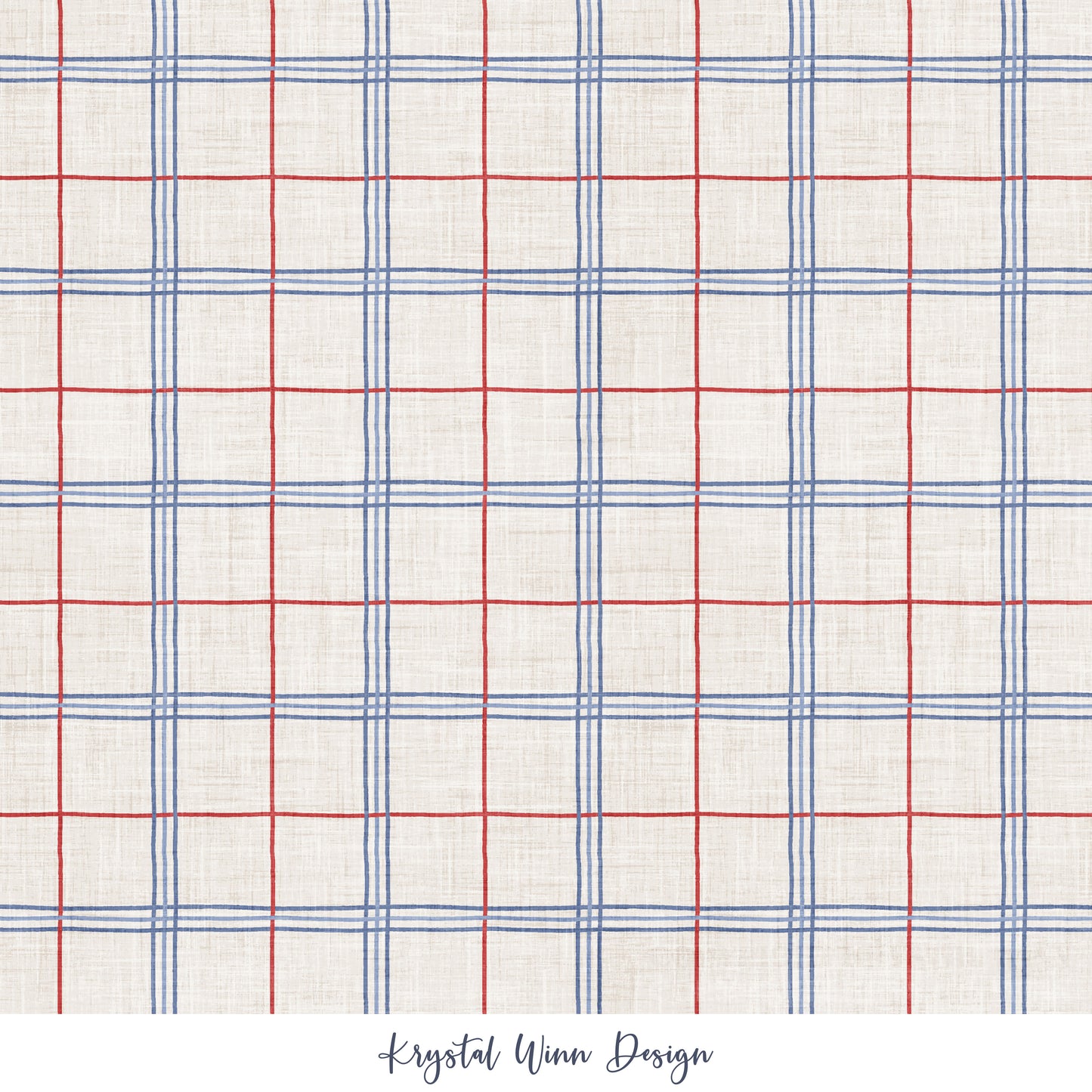 Yankee Doodle Plaid KW736