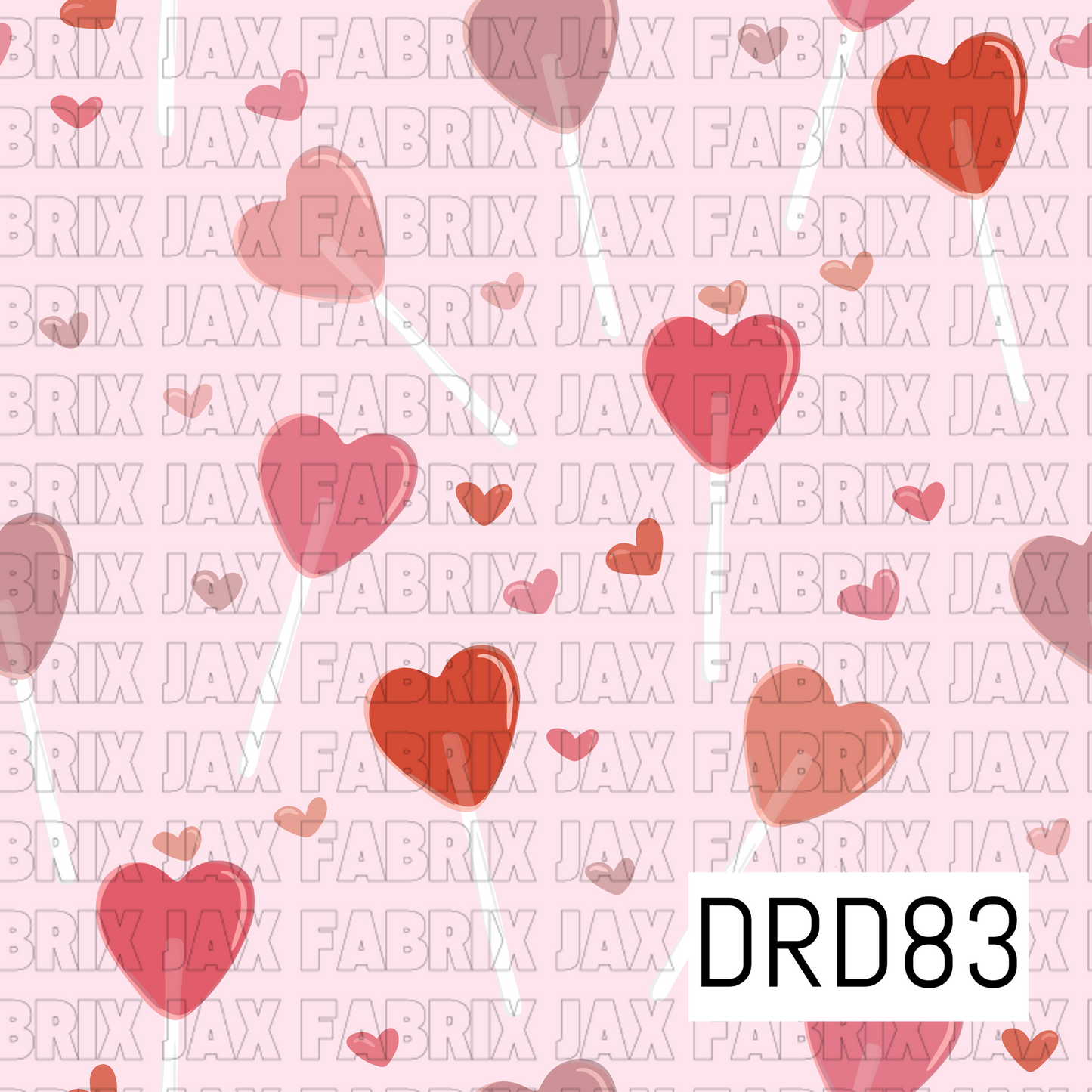 Heart Suckers Pink DRD83