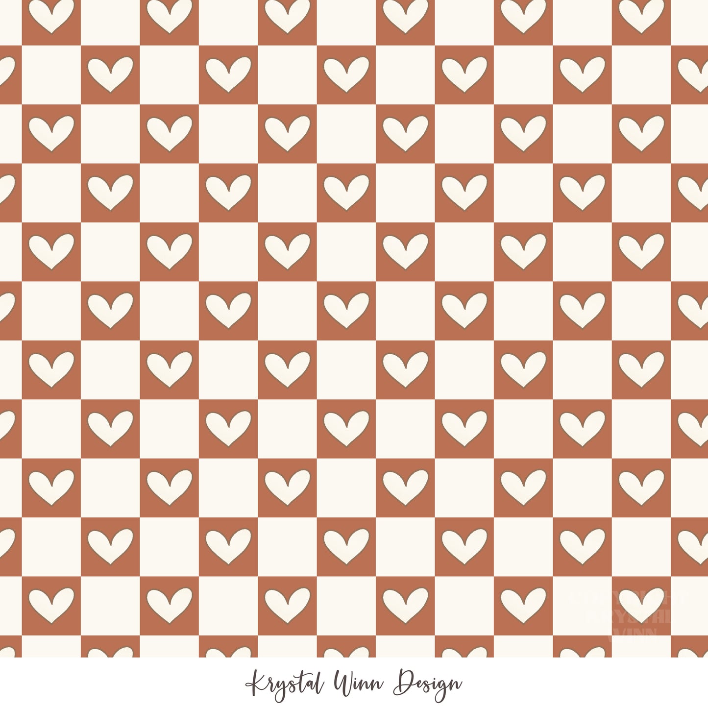 Puppy Love Heart Check KW633