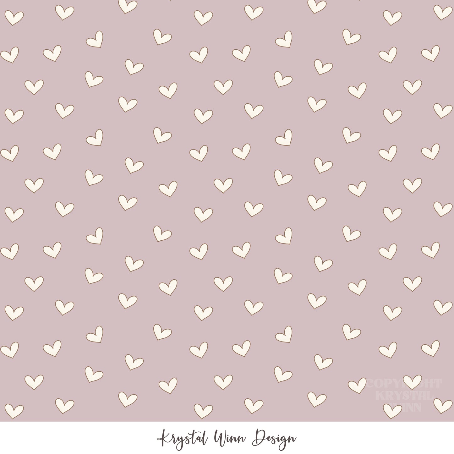 Puppy Love Hearts KW632