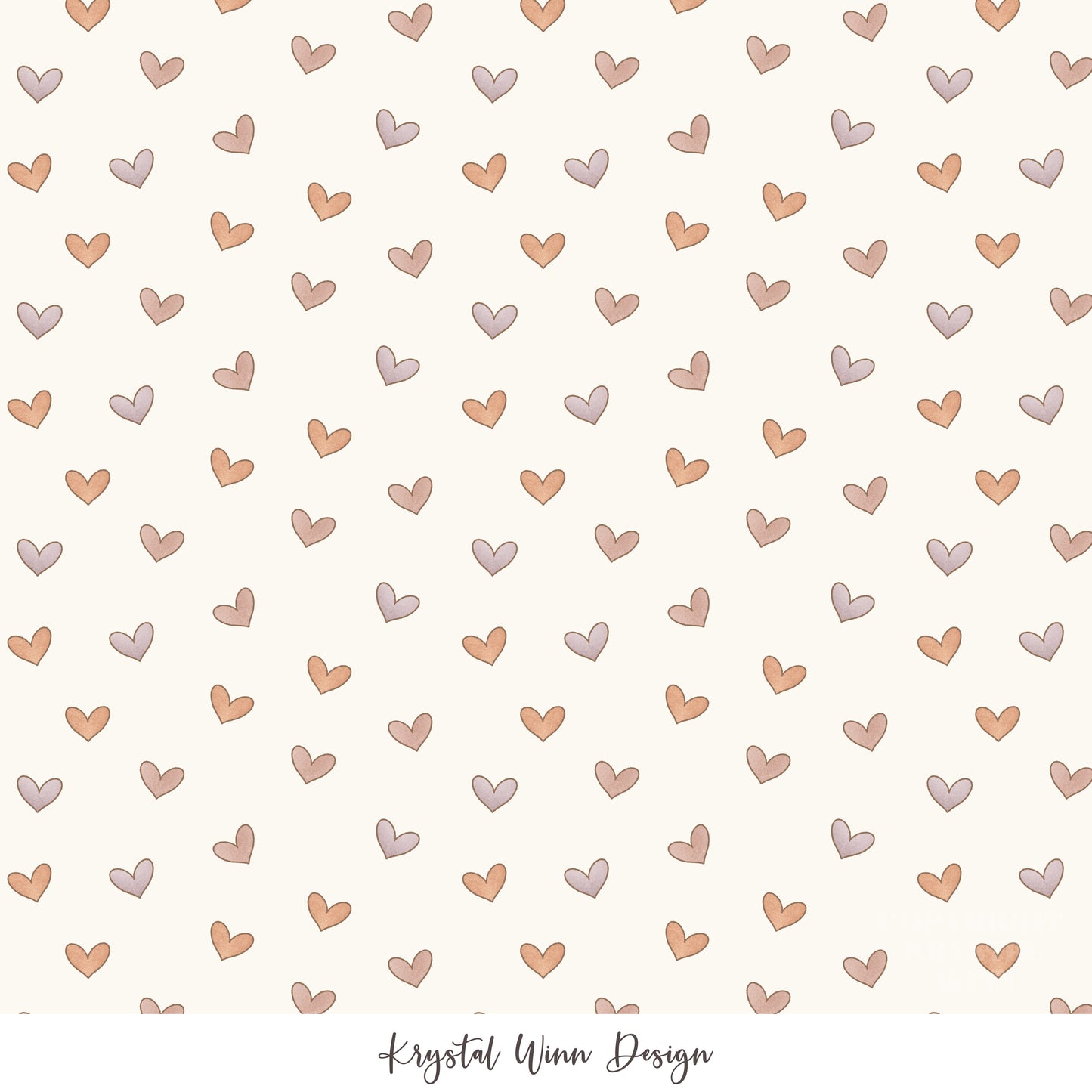 Puppy Love Hearts Multi KW630