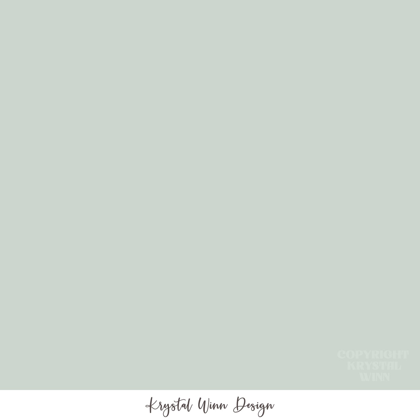 Puppy Love Solid Mint KW615