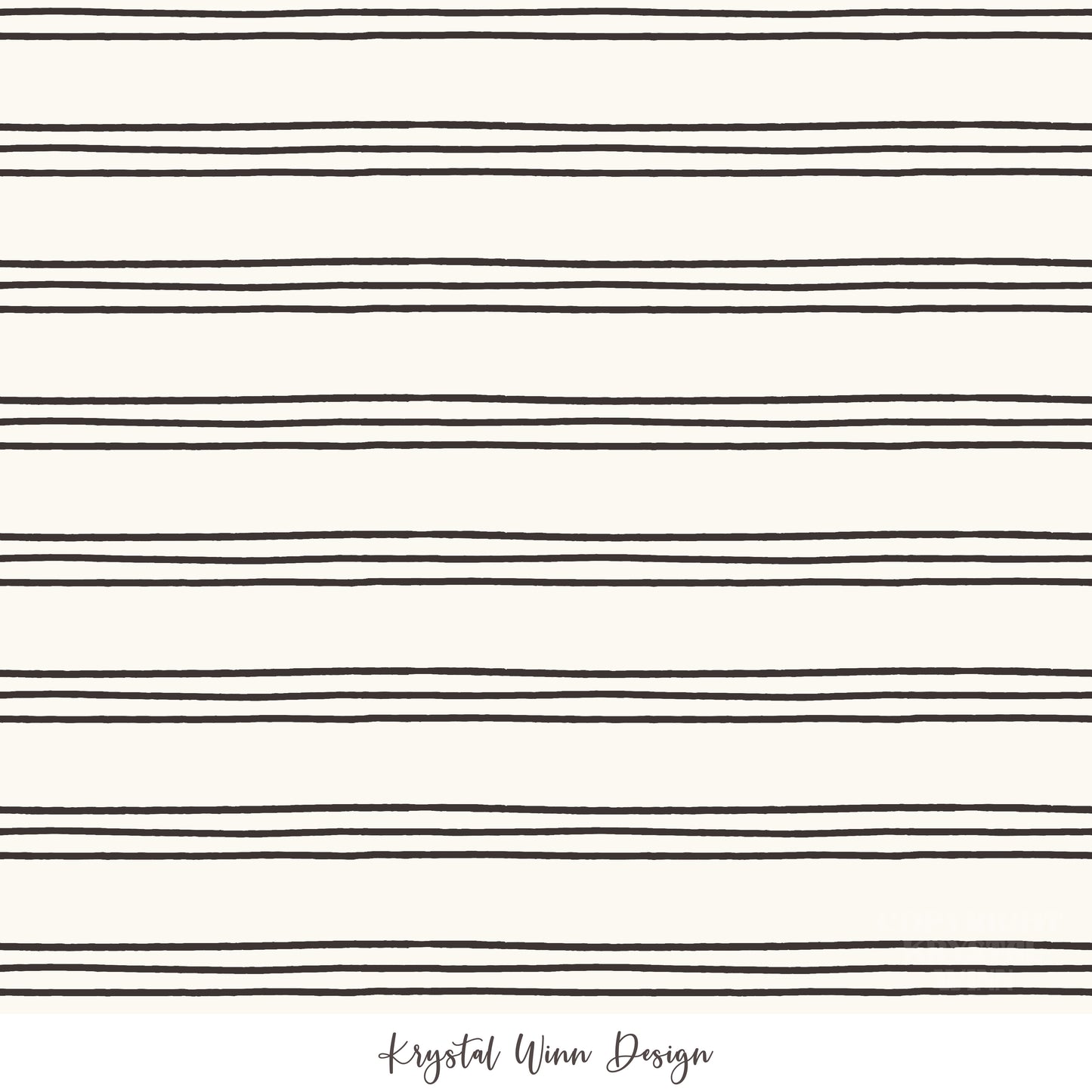 Puppy Love Stripes Black KW628