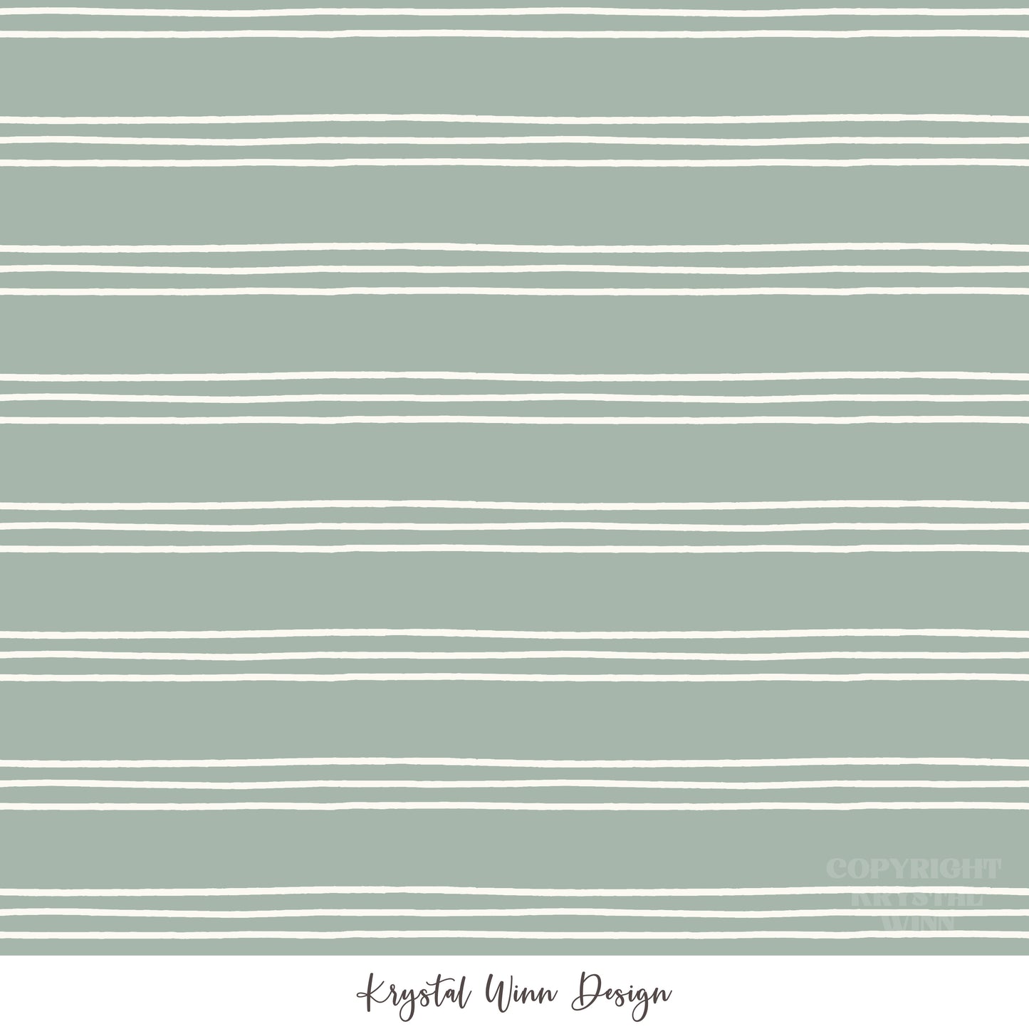 Puppy Love Stripes Mint KW627