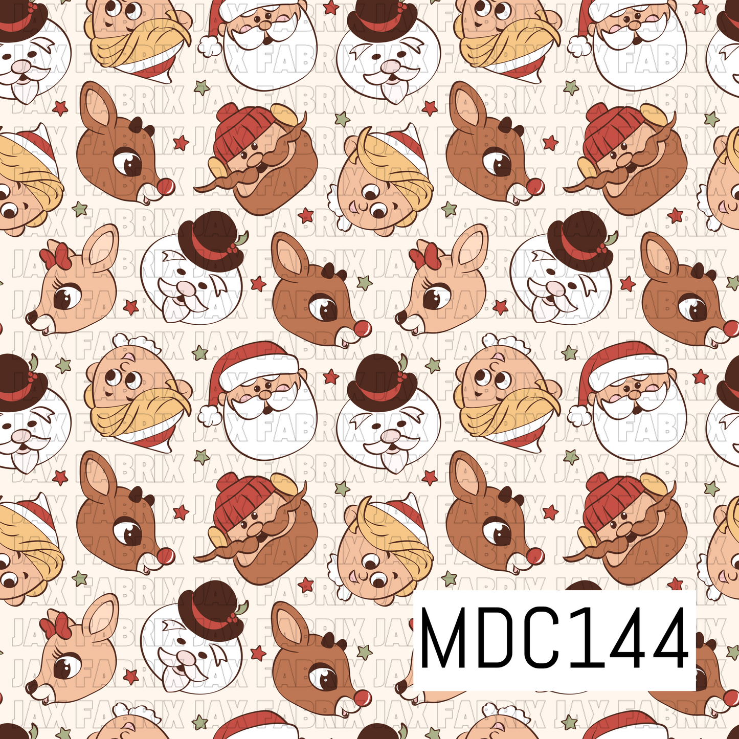 Christmas Heads Red and Green MDC144