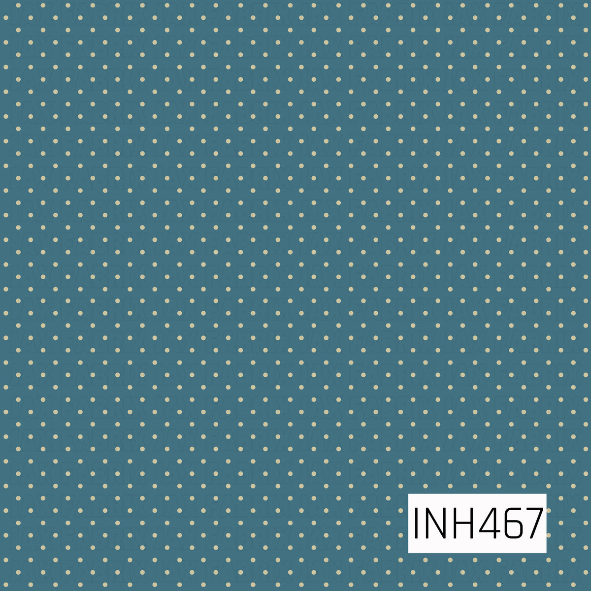 A simple, classic polka dot pattern featuring tiny warm cream dots evenly scattered across a muted dusty blue background. The soft, vintage-inspired color palette gives it a timeless feel and makes it an easy coordinating print for a variety of designs.