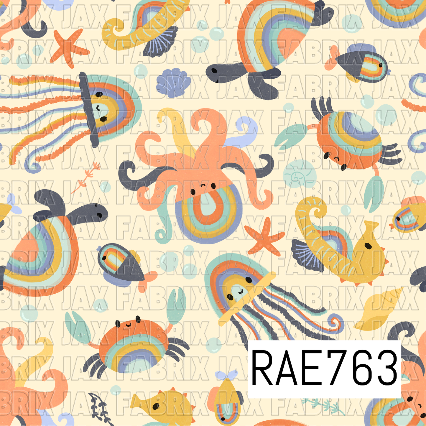 Rainbow Sea Creature RAE763