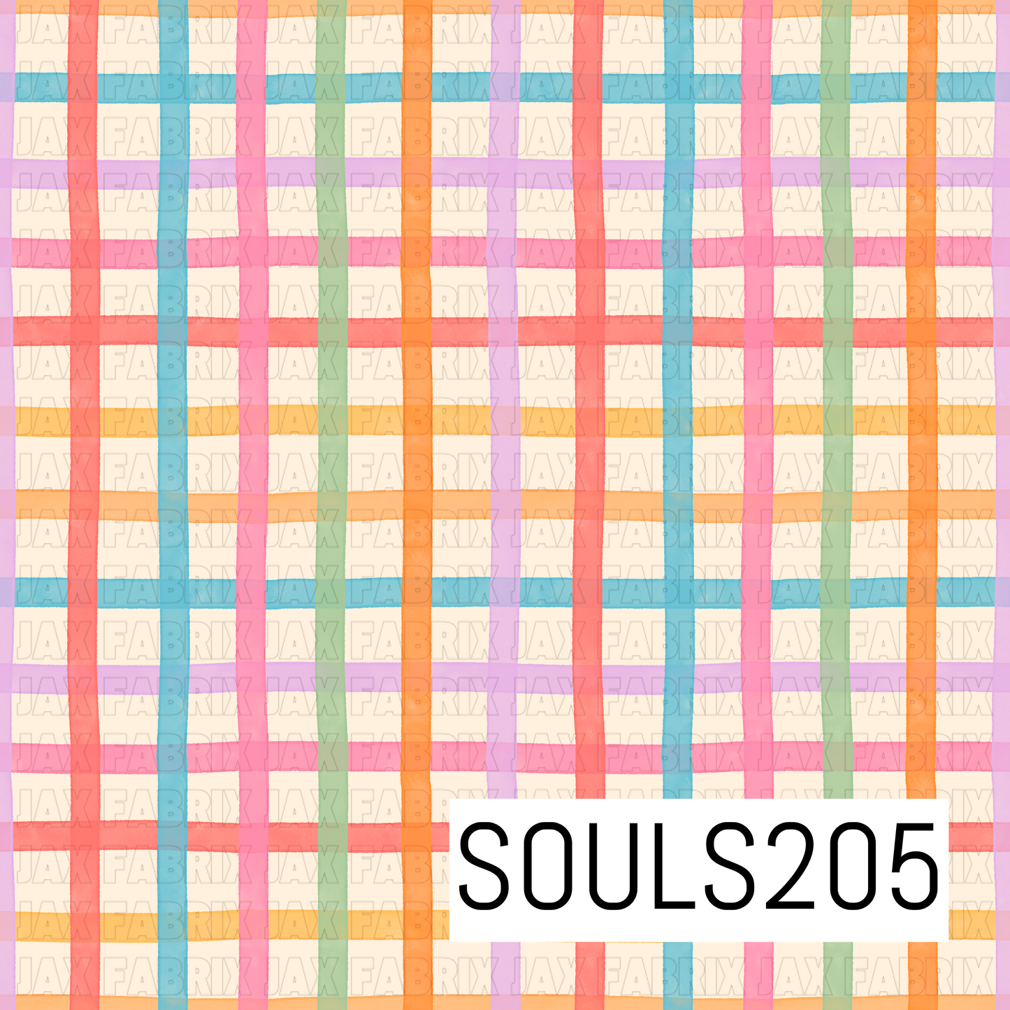 Rainbow Plaid SOULS205