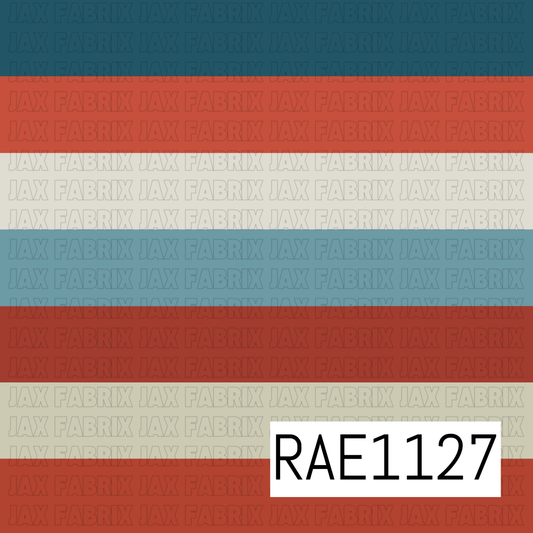 Red White And Blue Chunky Stripes RAE1127