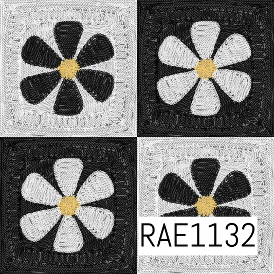 Retro Daisy Crochet RAE1132
