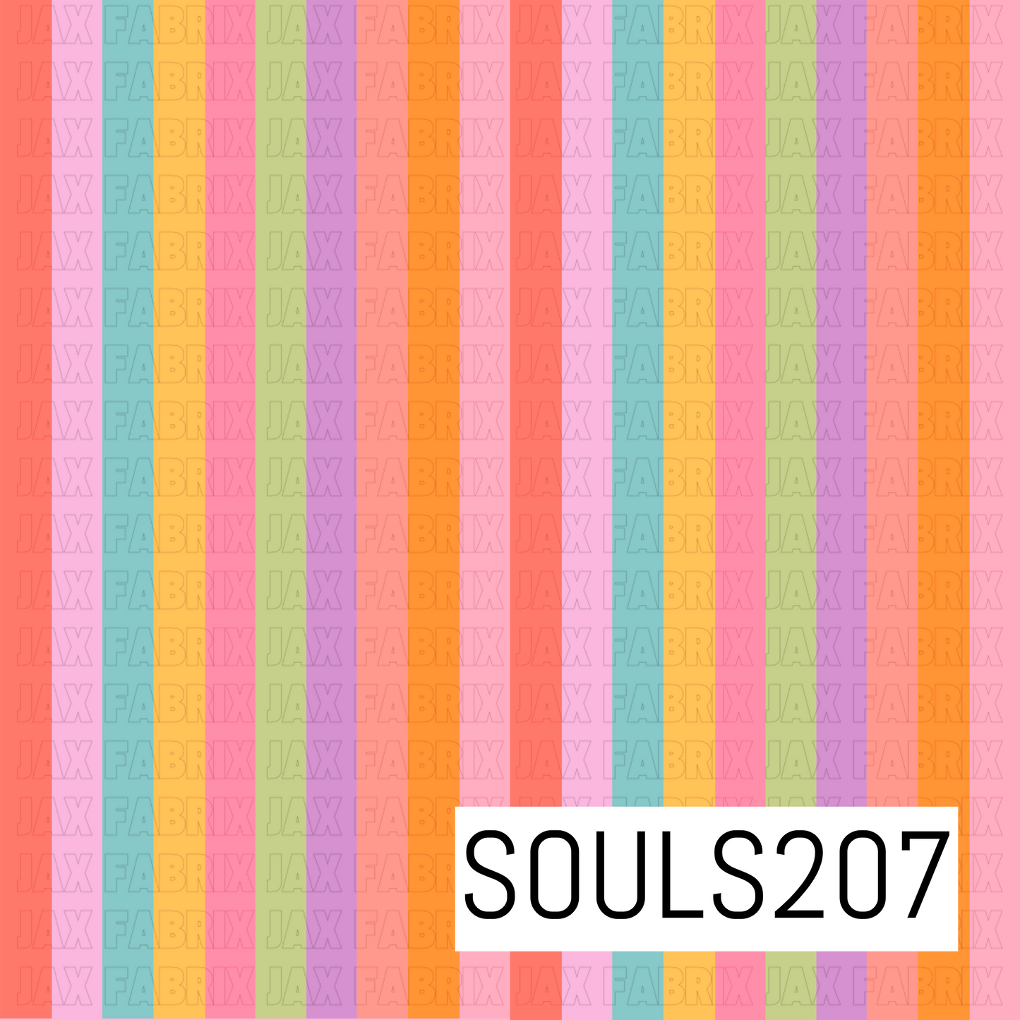 Retro Groovy Rainbow Stripes SOULS207