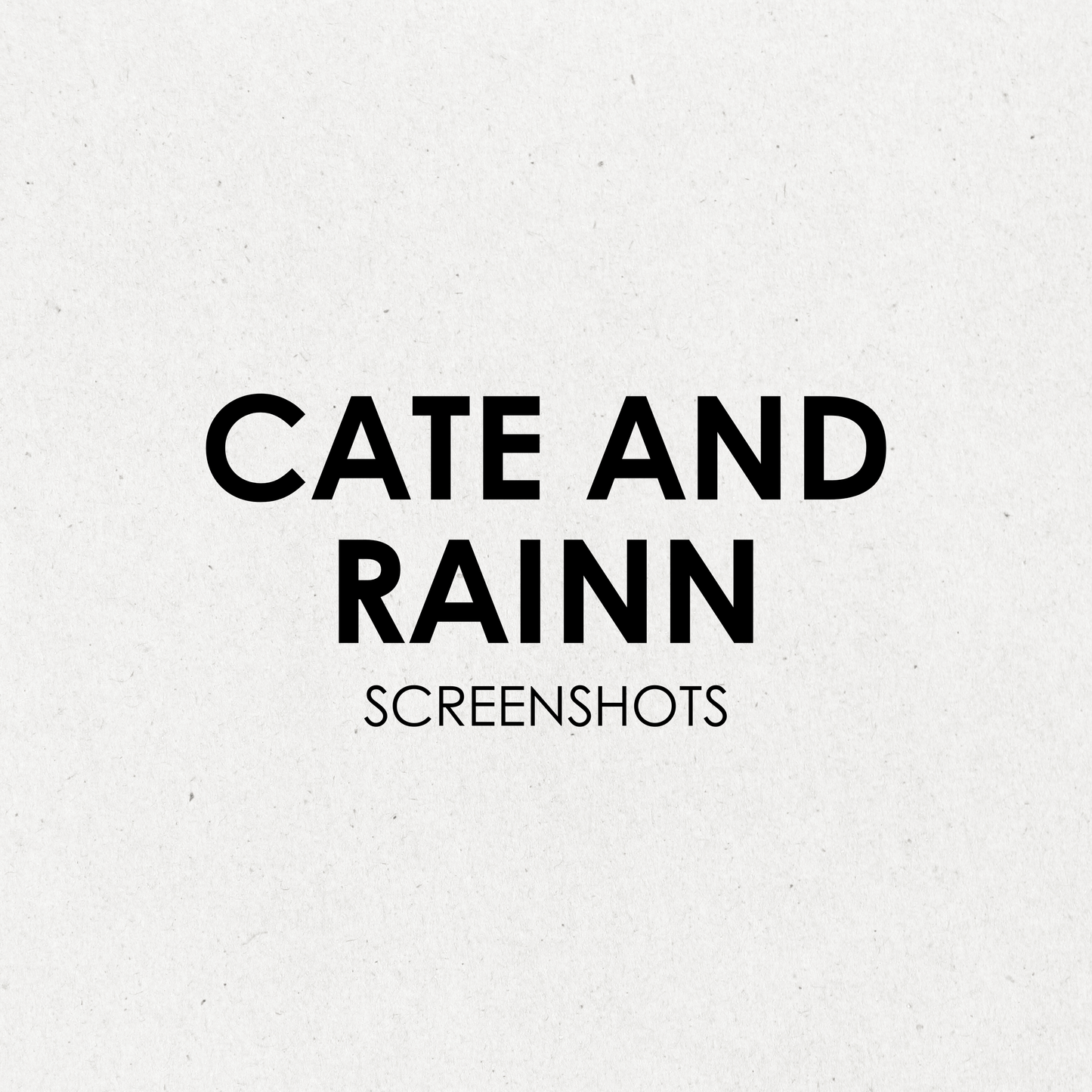 Cate and Rainn Screenshots