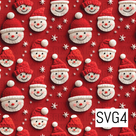 Santa Hat Snowman VG4