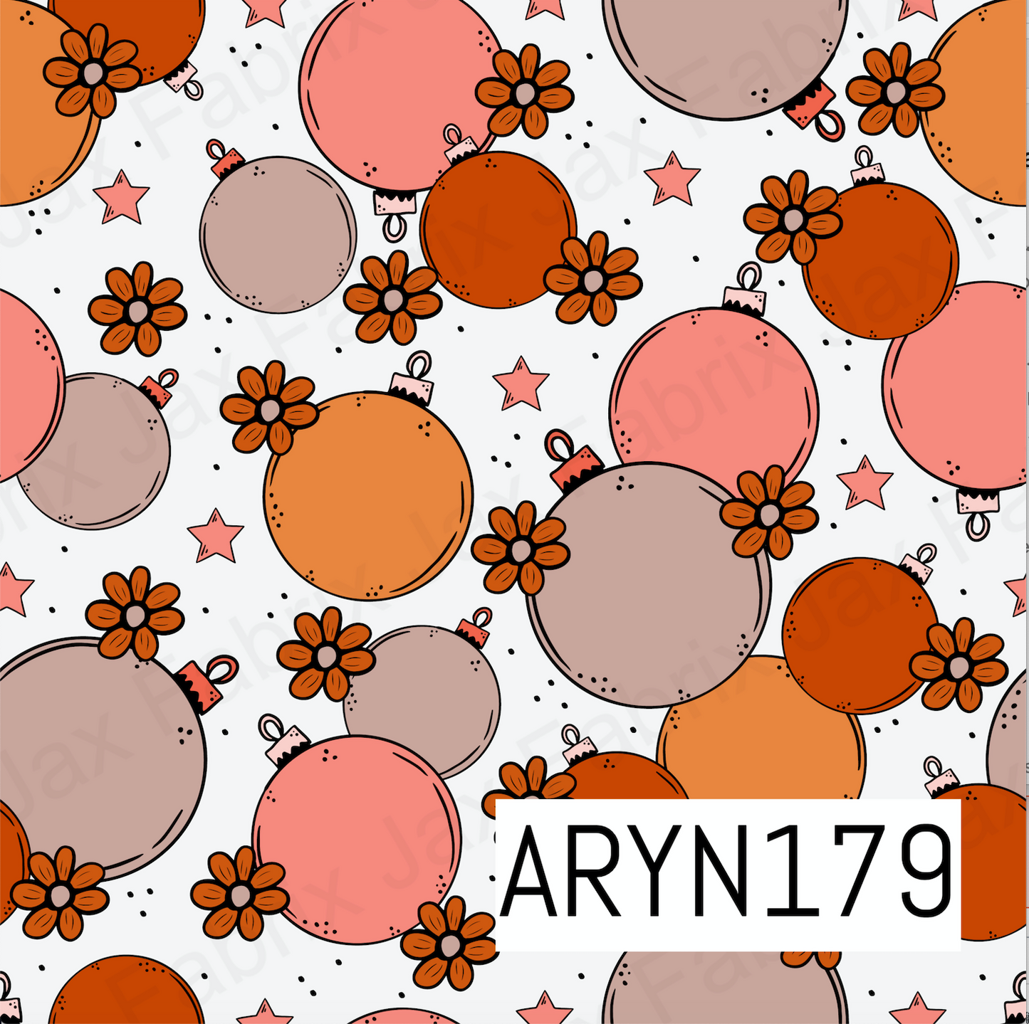 Christmas Ornaments Pink ARYN179