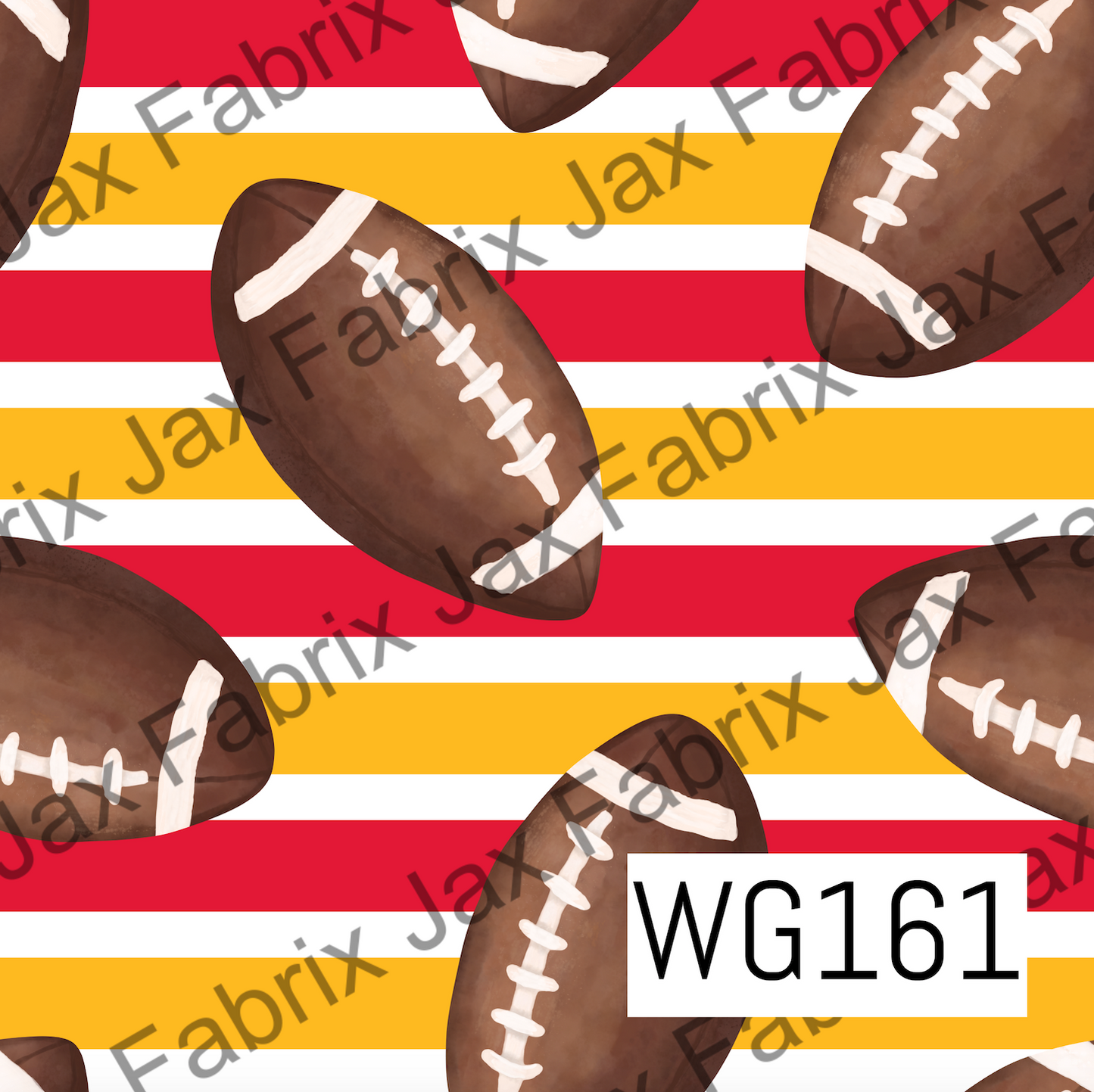 Red and Gold Football WG161