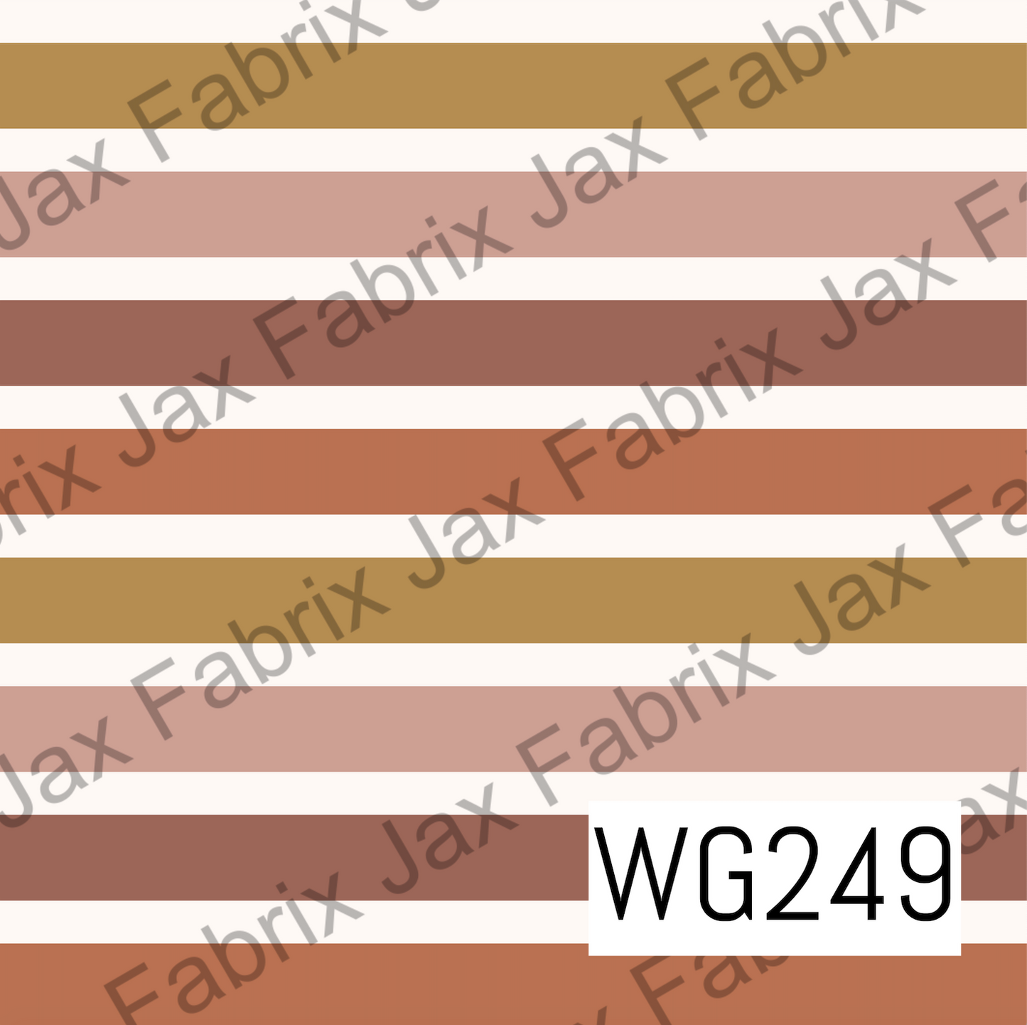 Fall Daisies and Leaves Stripes WG249