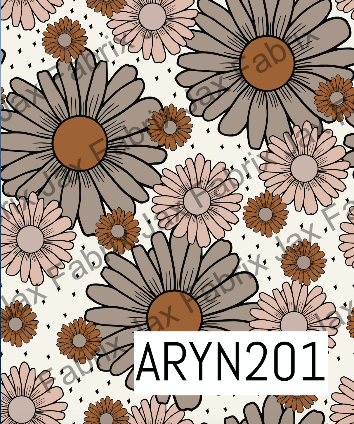 Retro Daisy Dusty Neutral ARYN201