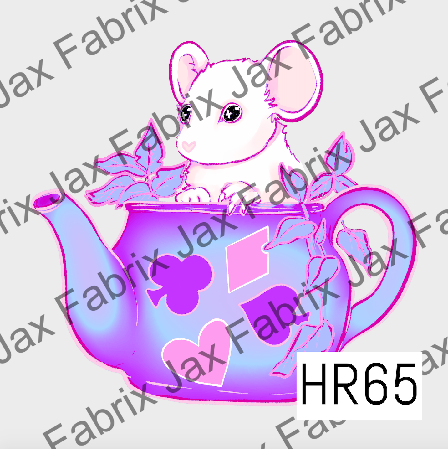 Wonderland Mouse Purple PNG HR65