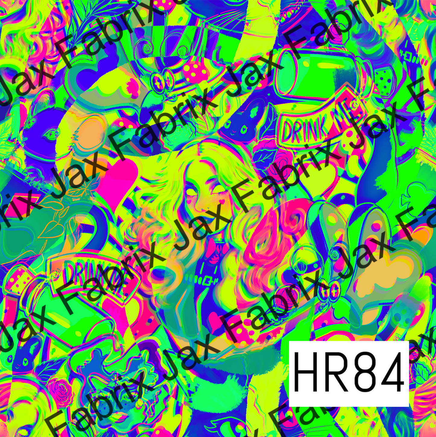 Wonderland Neon Toss HR84
