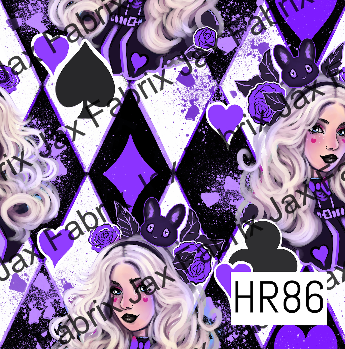 Wonderland Diamonds Purple HR86