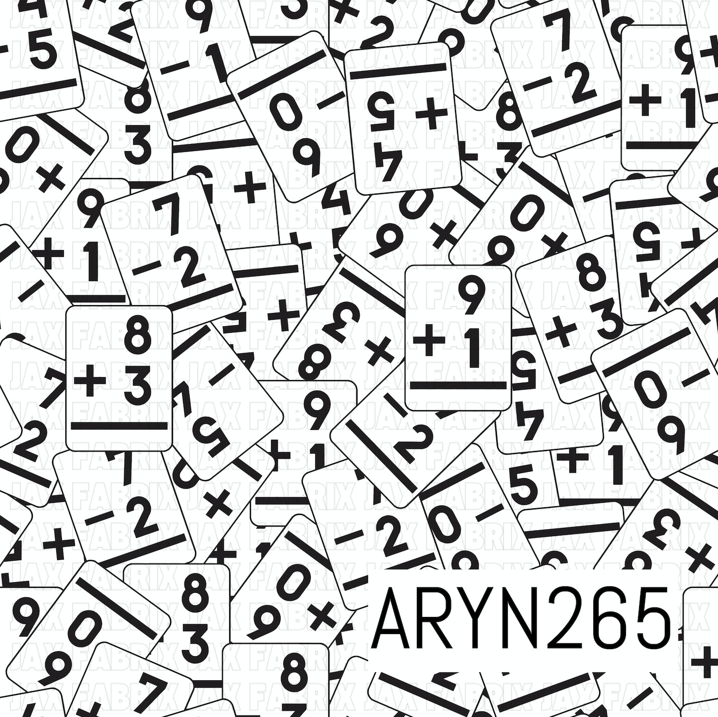 Flashcards Black ARYN265