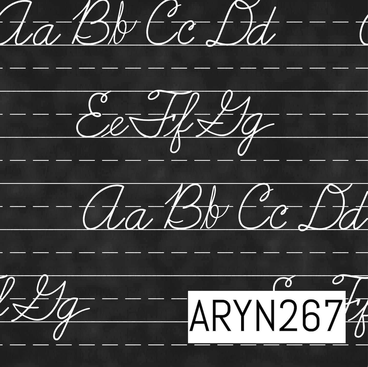 Chalkboard Cursive ARYN267