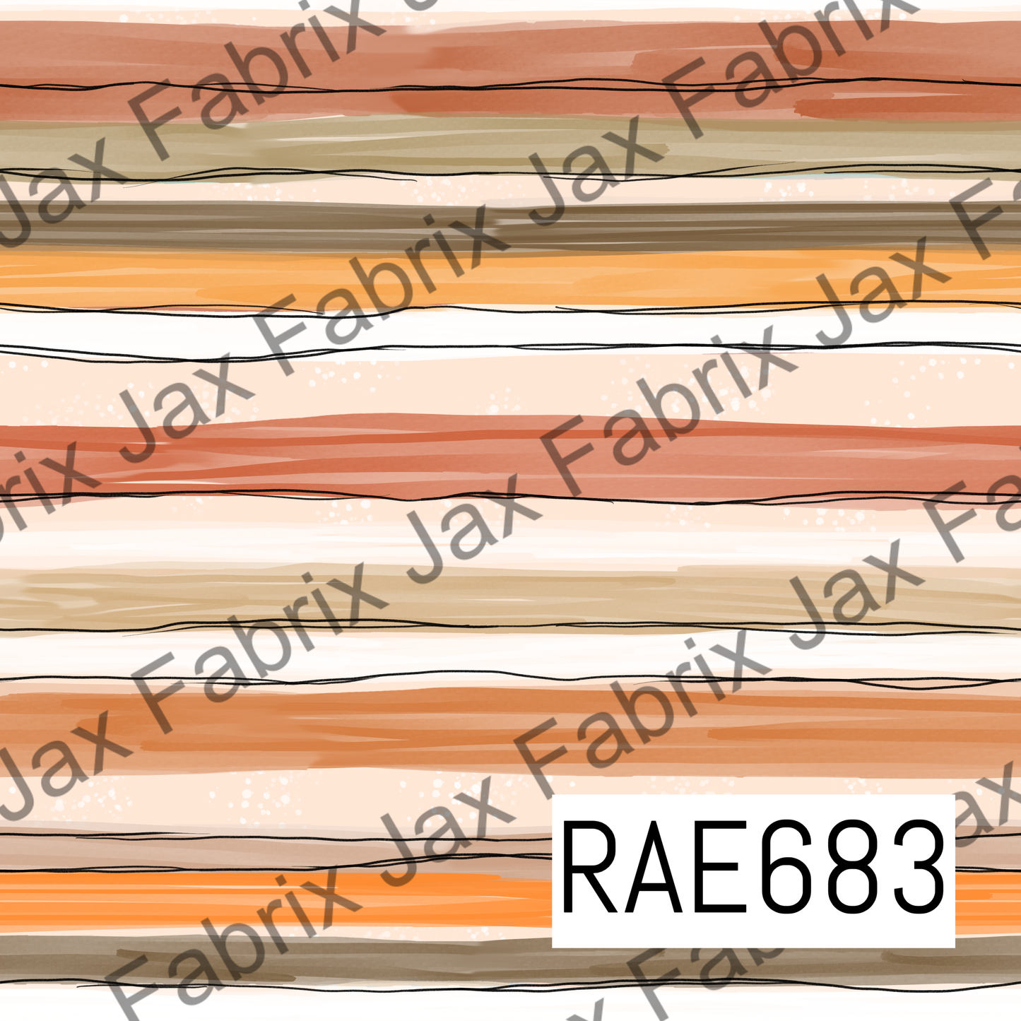 Sketchy Fall Floral Stripes RAE683