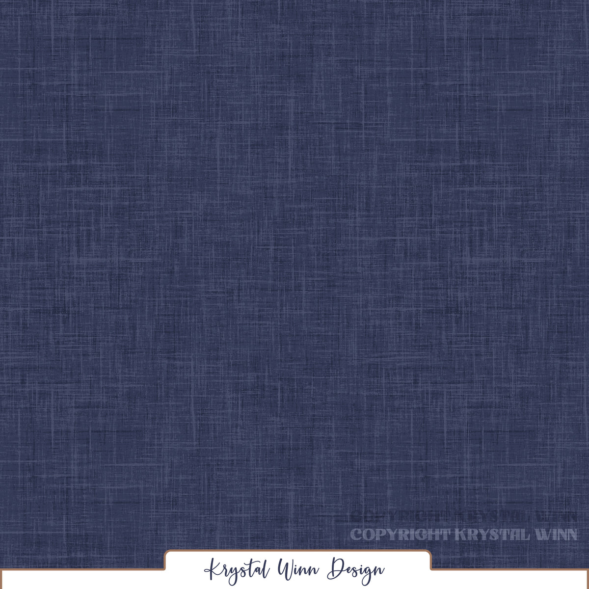 A rich, deep navy blue solid featuring a subtle linen-inspired texture. Fine, overlapping horizontal and vertical lines in varying shades of navy and slate blue create a softly woven, crosshatched appearance, adding depth, dimension, and a timeless, fabric-like finish.