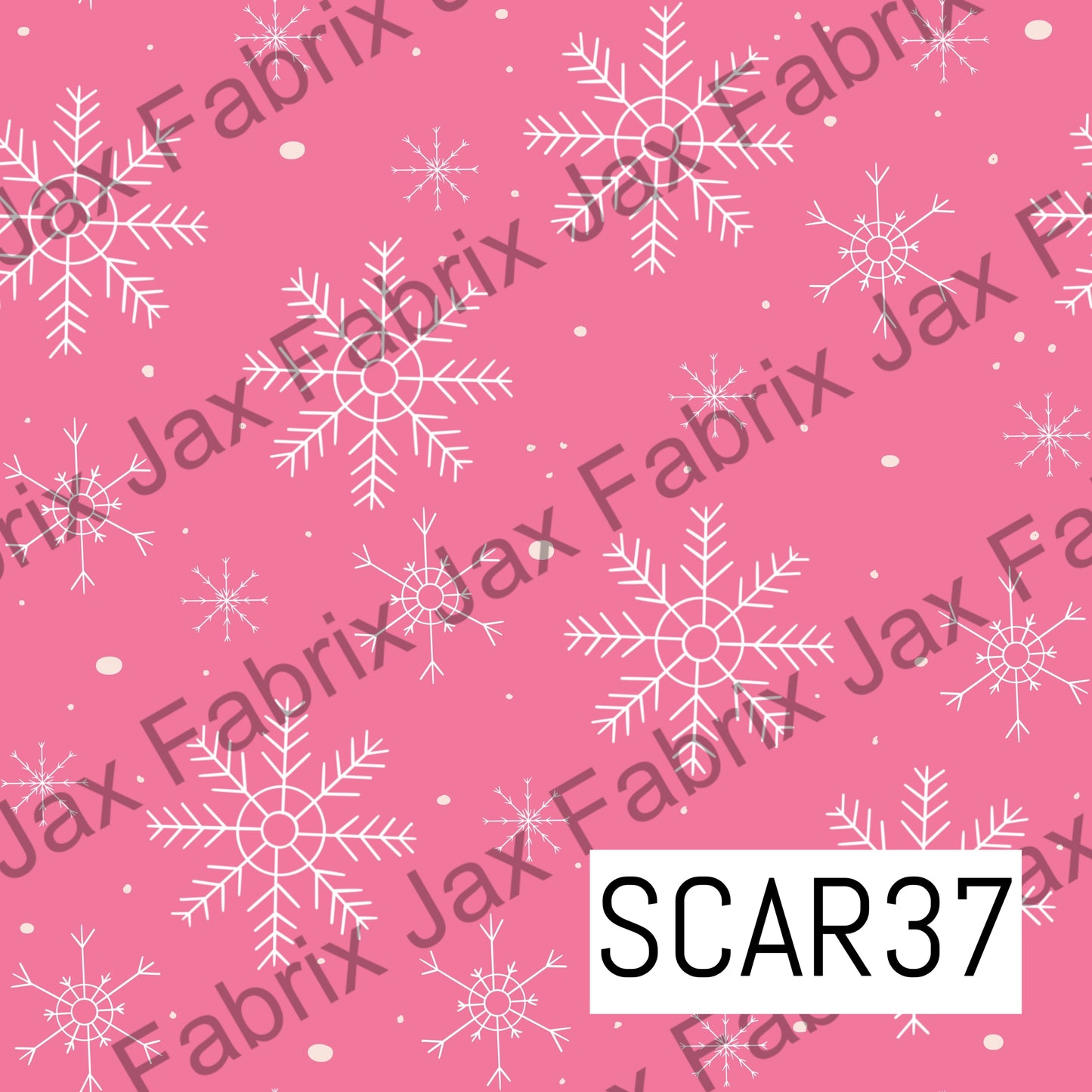 Pink Snowflakes SCAR37