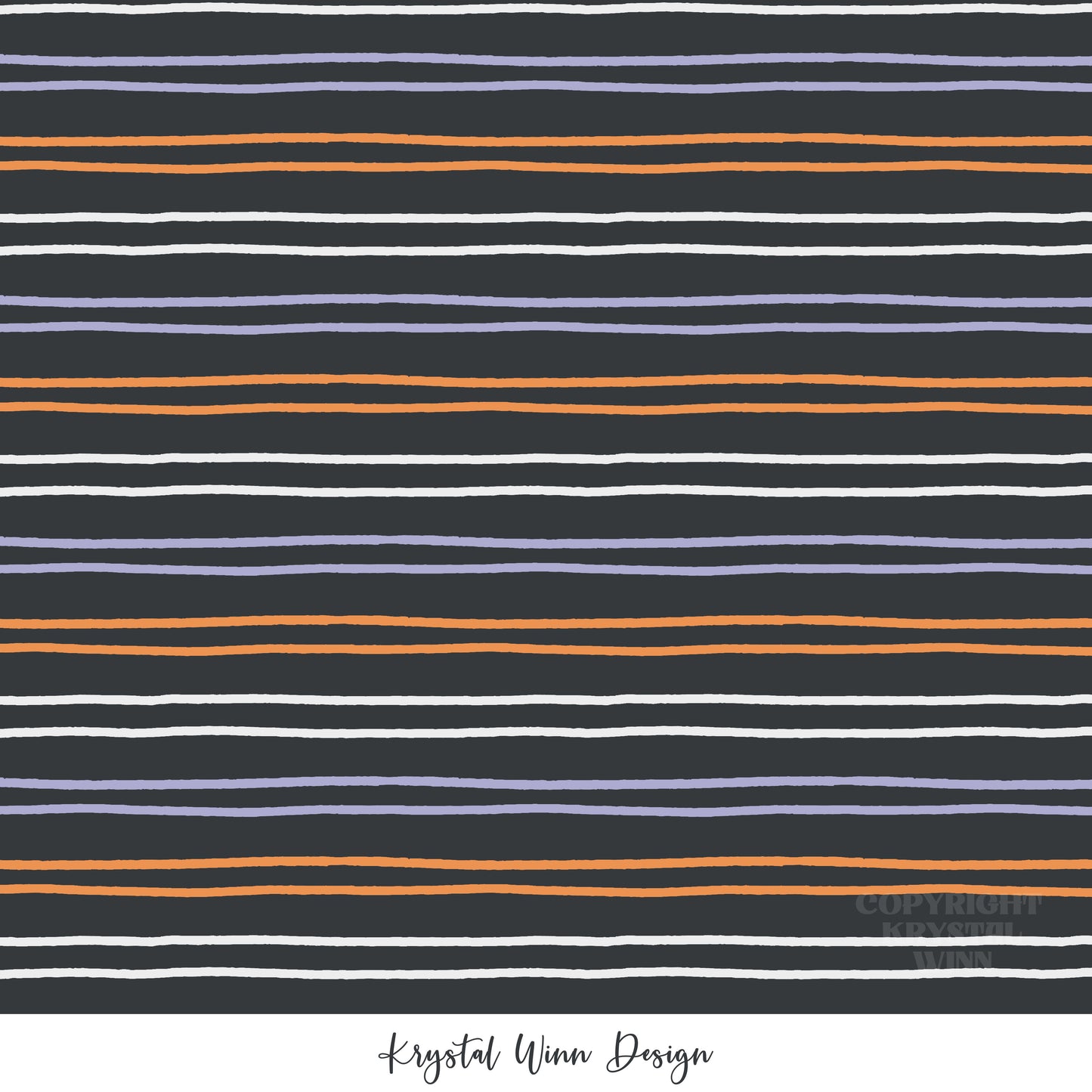 Spooky Cute Muti Stripes KW876