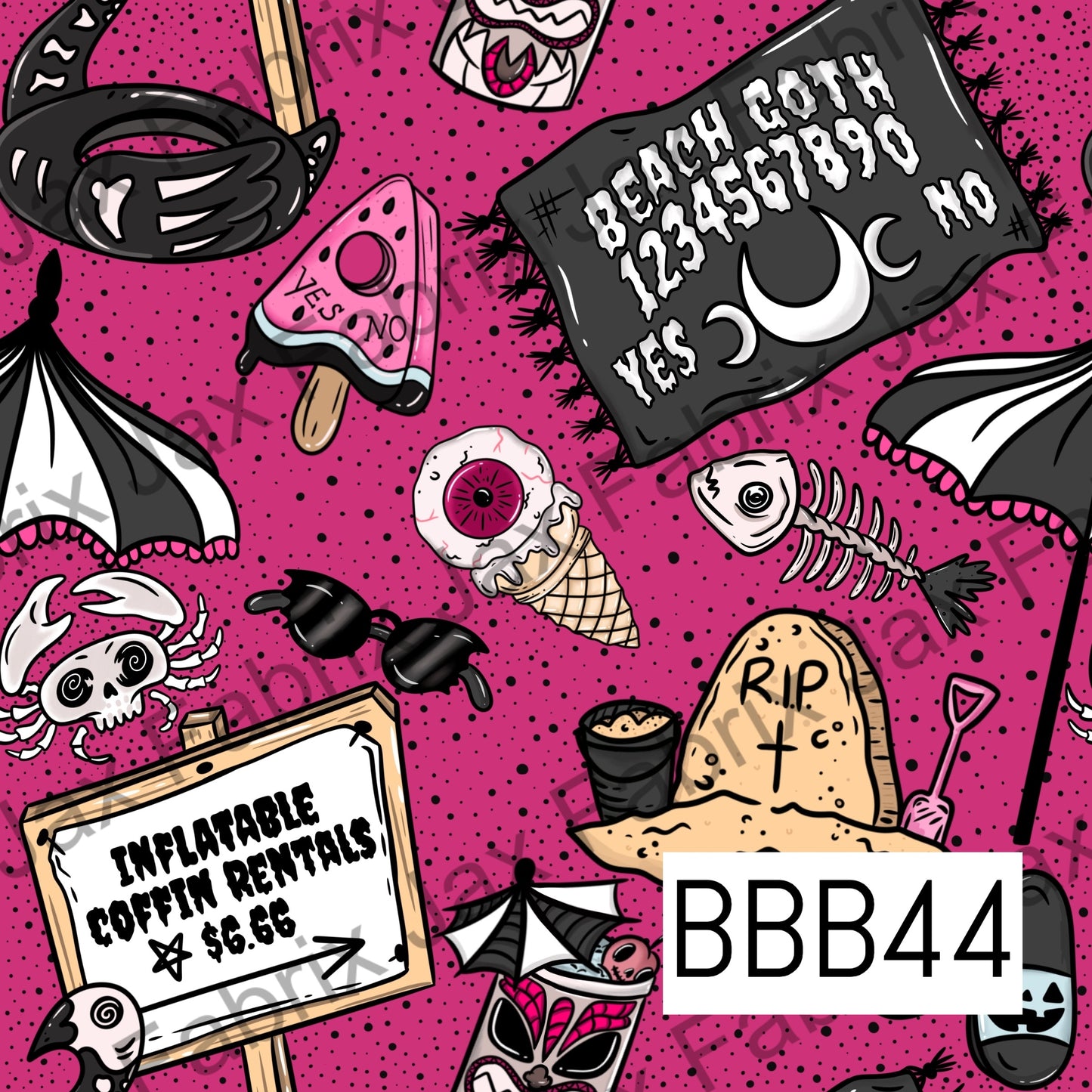 Spooky Summer Dark Pink BBB44