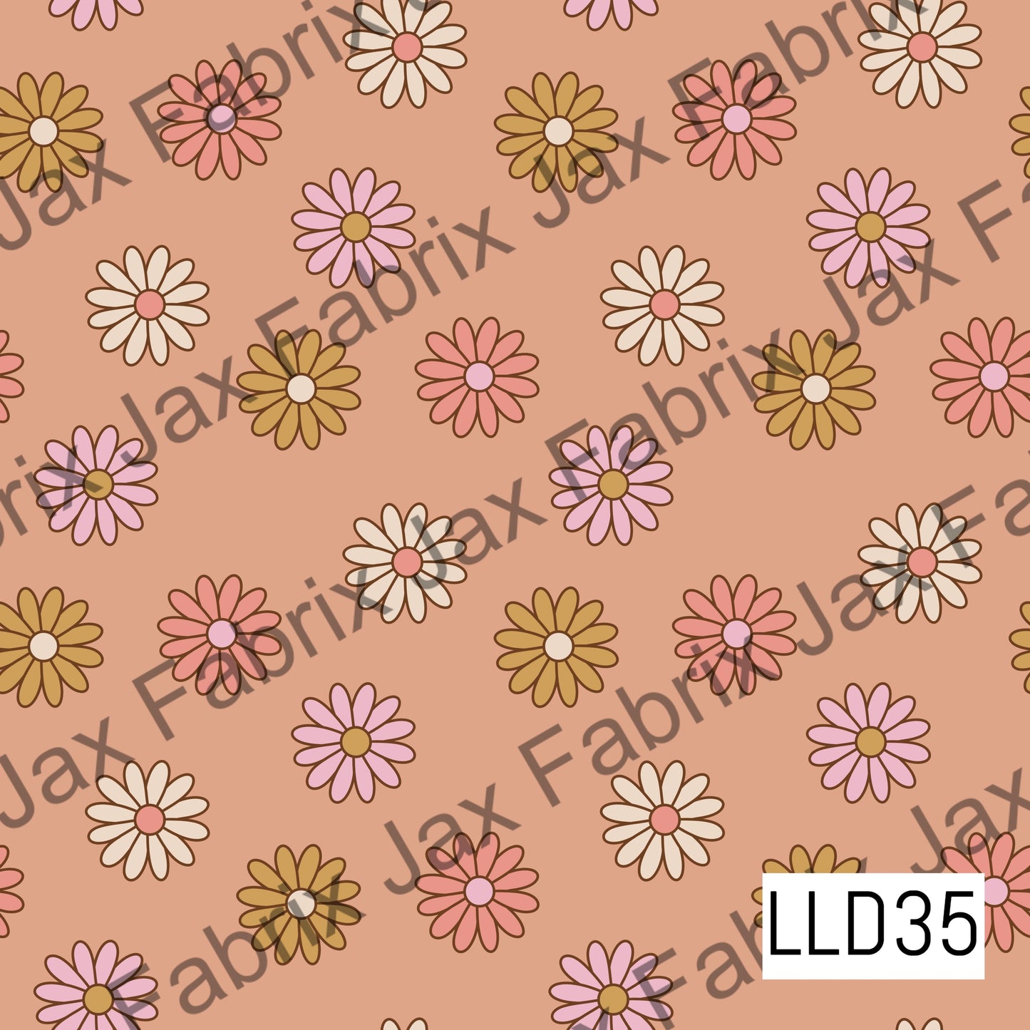 Spring Retro Flowers LLD35