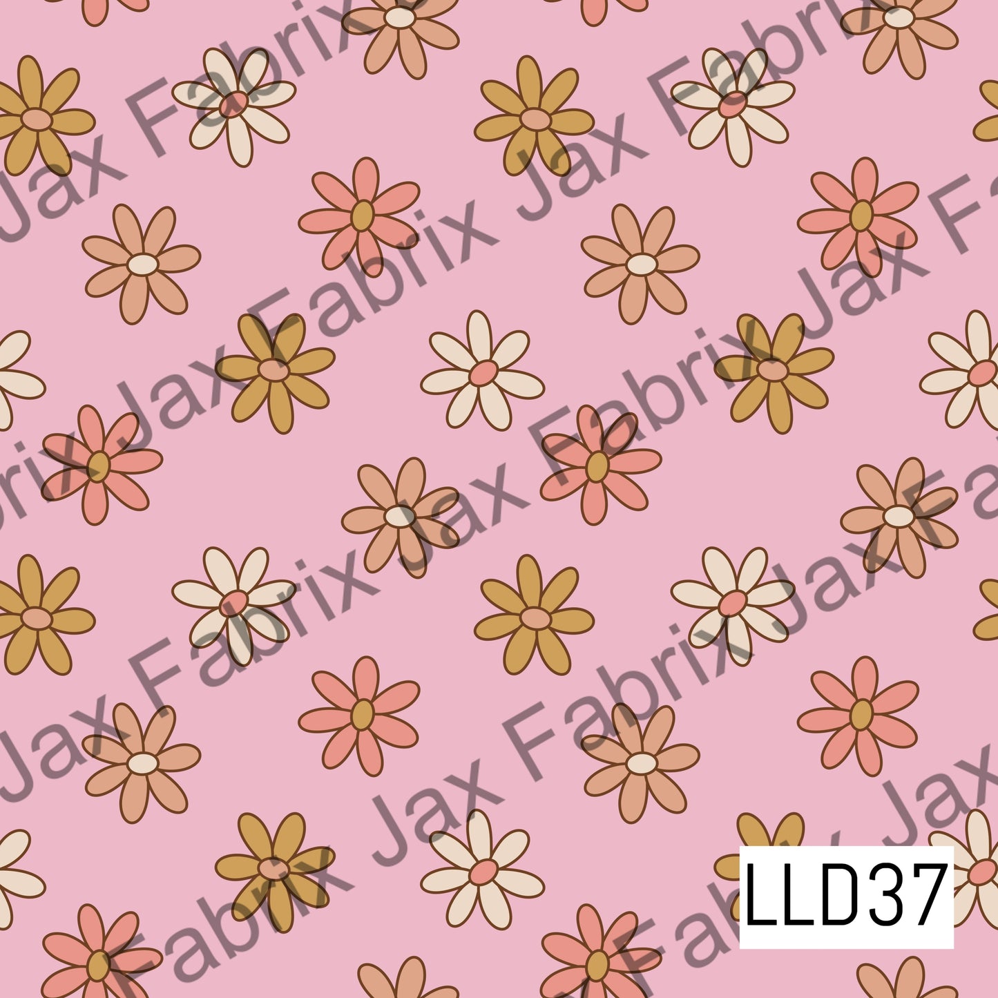 Spring Retro Flowers LLD37