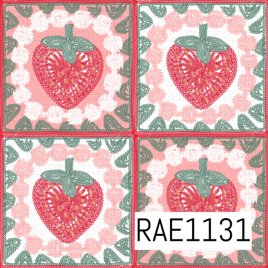 Strawberry Crochet RAE1131