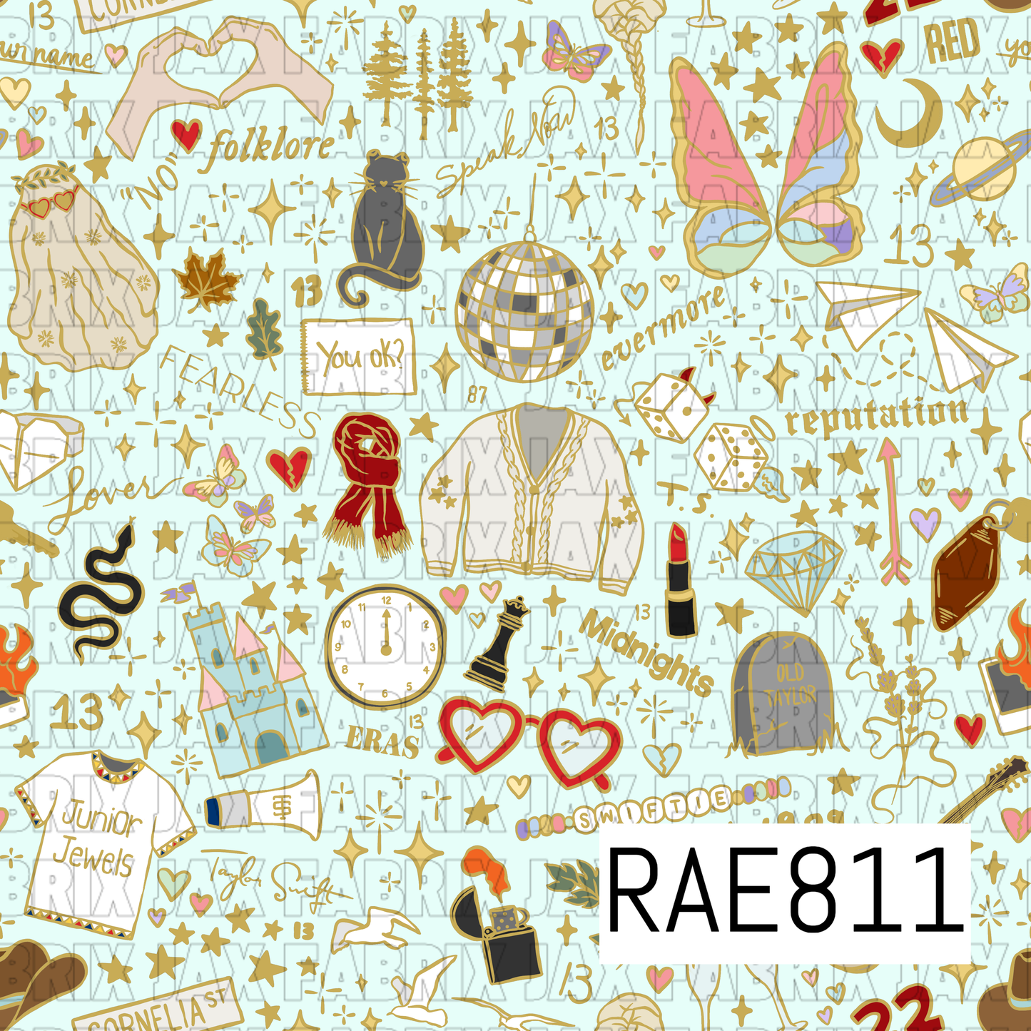 Music Gold and Green RAE811