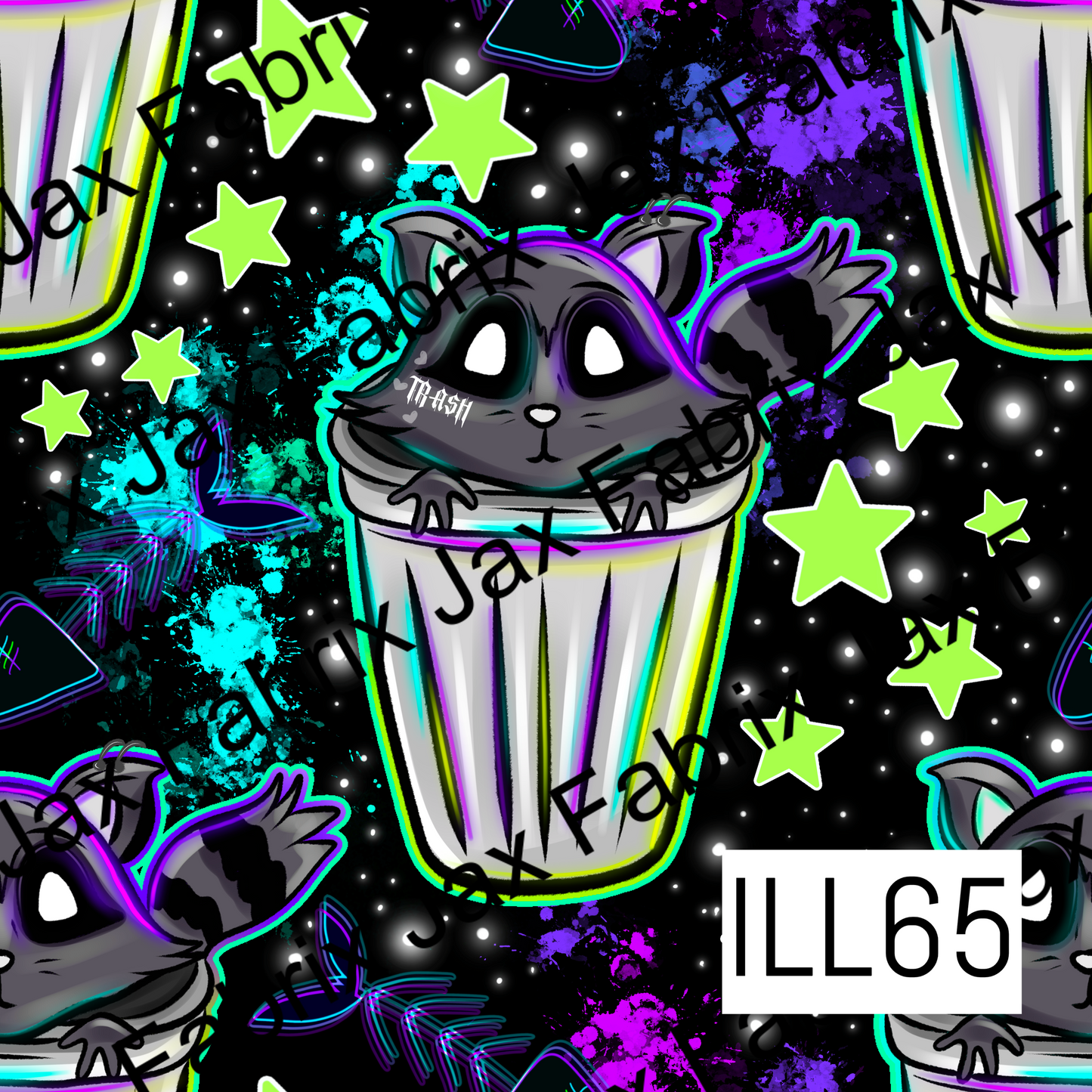 Raccoon Trash ILL65