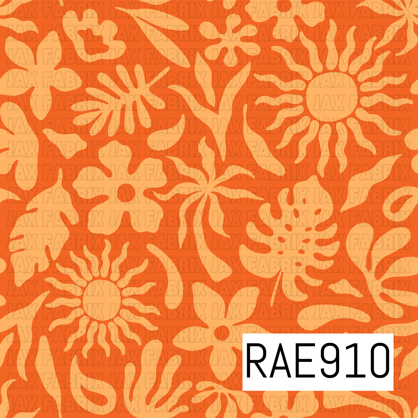 Tropical Motif Orange RAE910