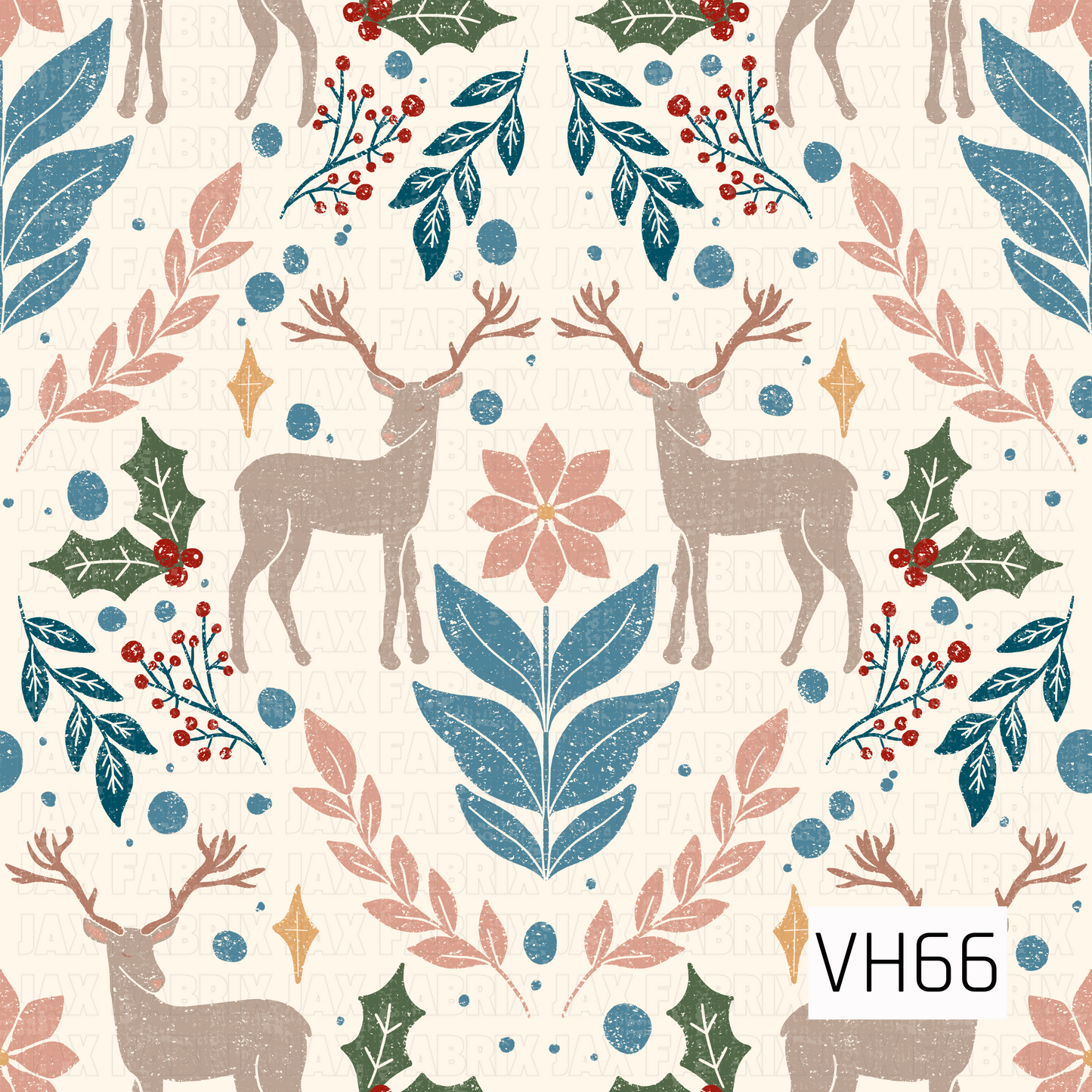 VH66 - Mosaic Deer Cream