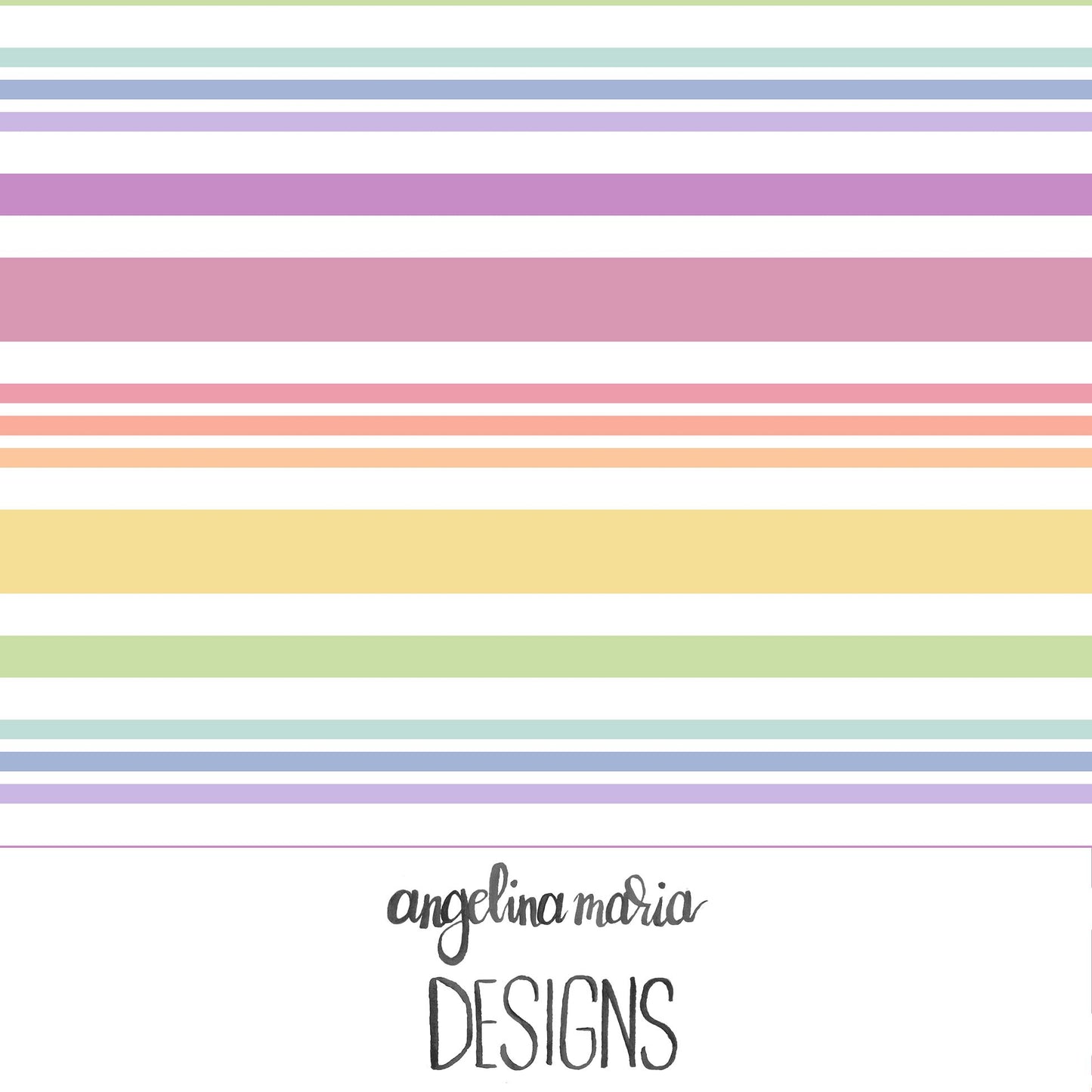 Whiskers And Bloom Stripes Mauve and Yellow AMD340