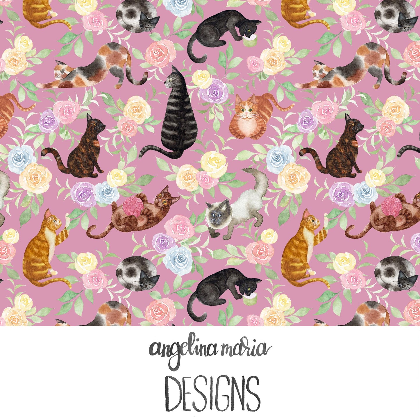 Whiskers And Bloom Mauve AMD373