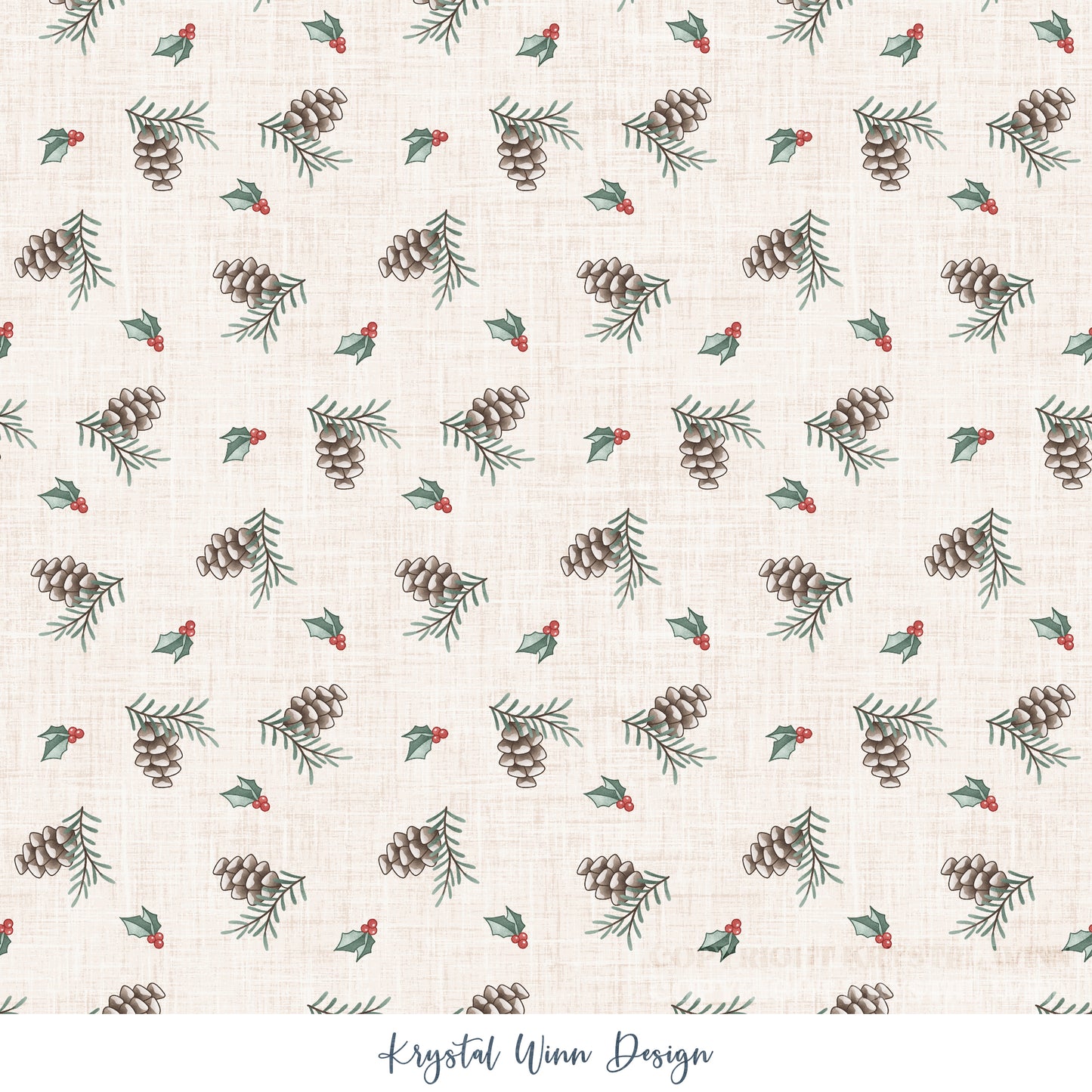 Winter Wonderland Pinecones KW9879