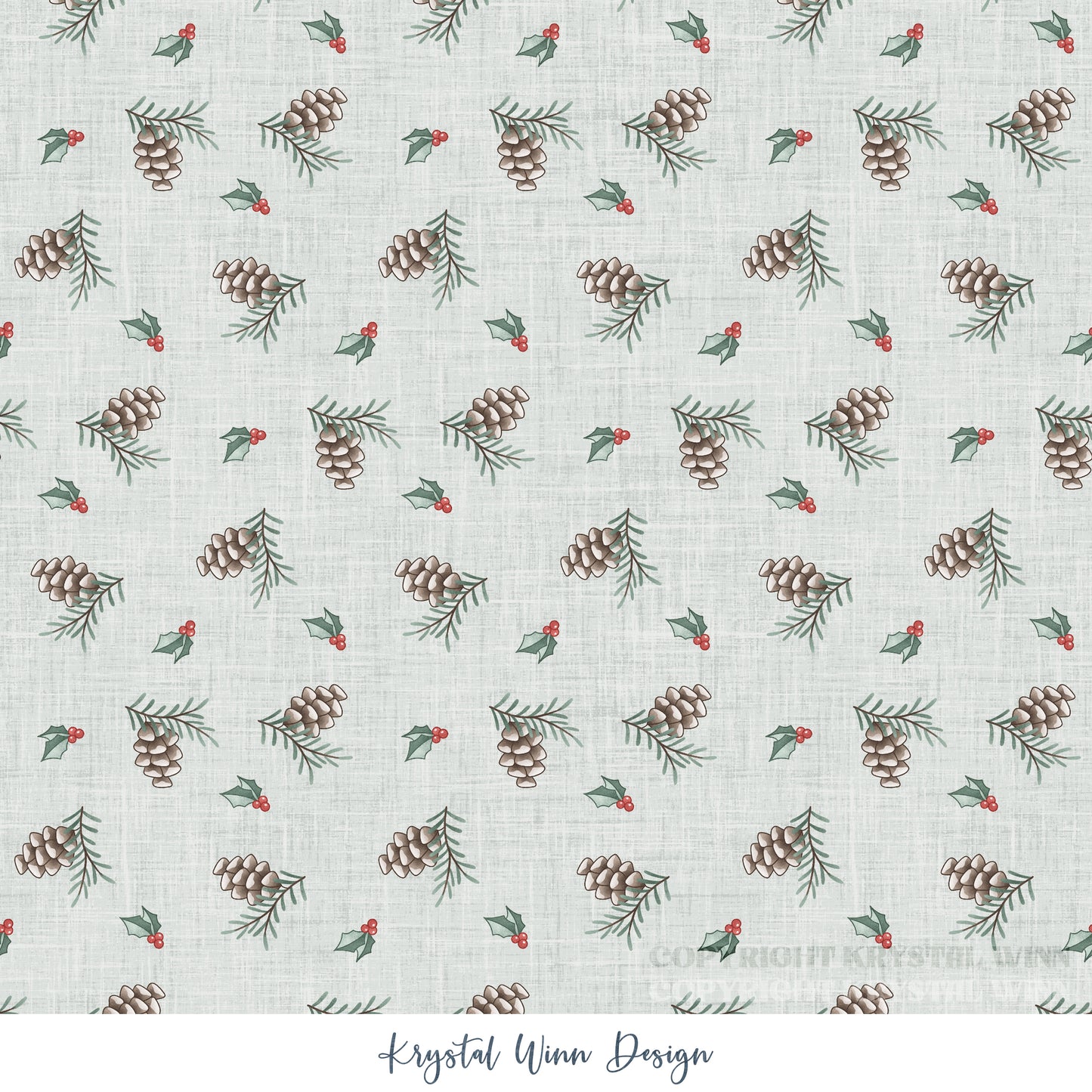 Winter Wonderland Pinecones KW9878