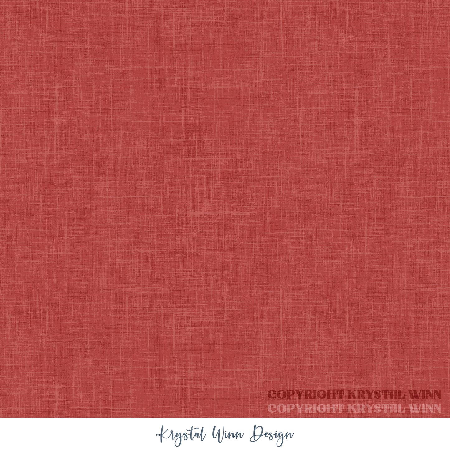 Winter Wonderland Solid Red KW979